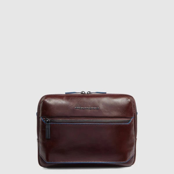 Piquadro borsello in pelle "Blue Square" Marrone CA6588B2.MO