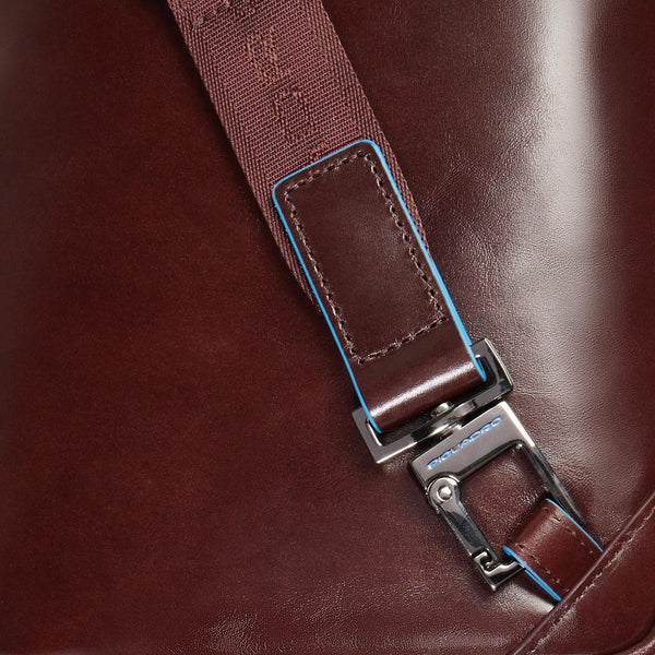 Piquadro borsello in pelle "Blue Square" Marrone CA6811B2.MO