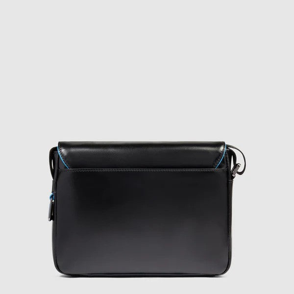 Piquadro messenger in pelle "Blue Square" Nero CA6812B2.N