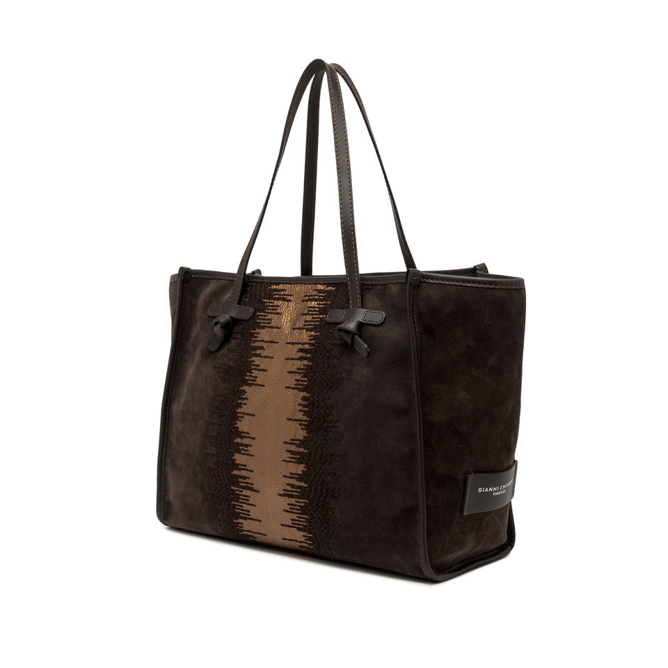 Gianni Chiarini borsa shopping in pelle "Marcella" Marrone BS12110 WNTSN.974 MOKA