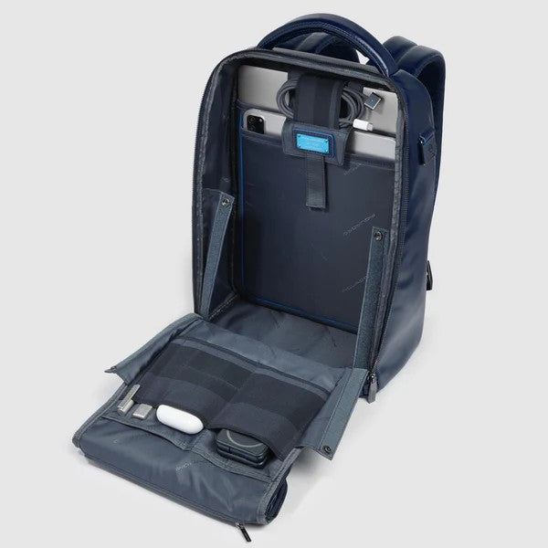 Piquadro zaino in pelle "Blue Square" CA6858B2.BLU2