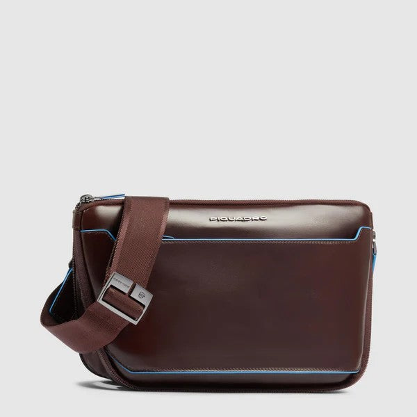 Piquadro marsupio in pelle "Blue Square" Marrone CA6897B2.MO