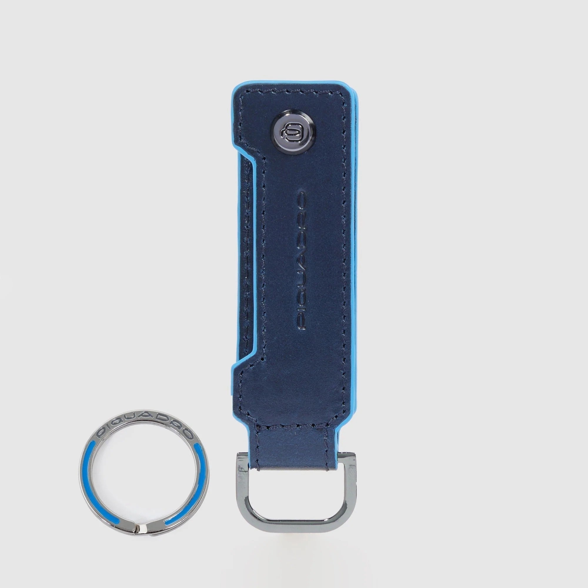 Piquadro portachiavi in pelle "Blue Square" PC7089B2.BLU2
