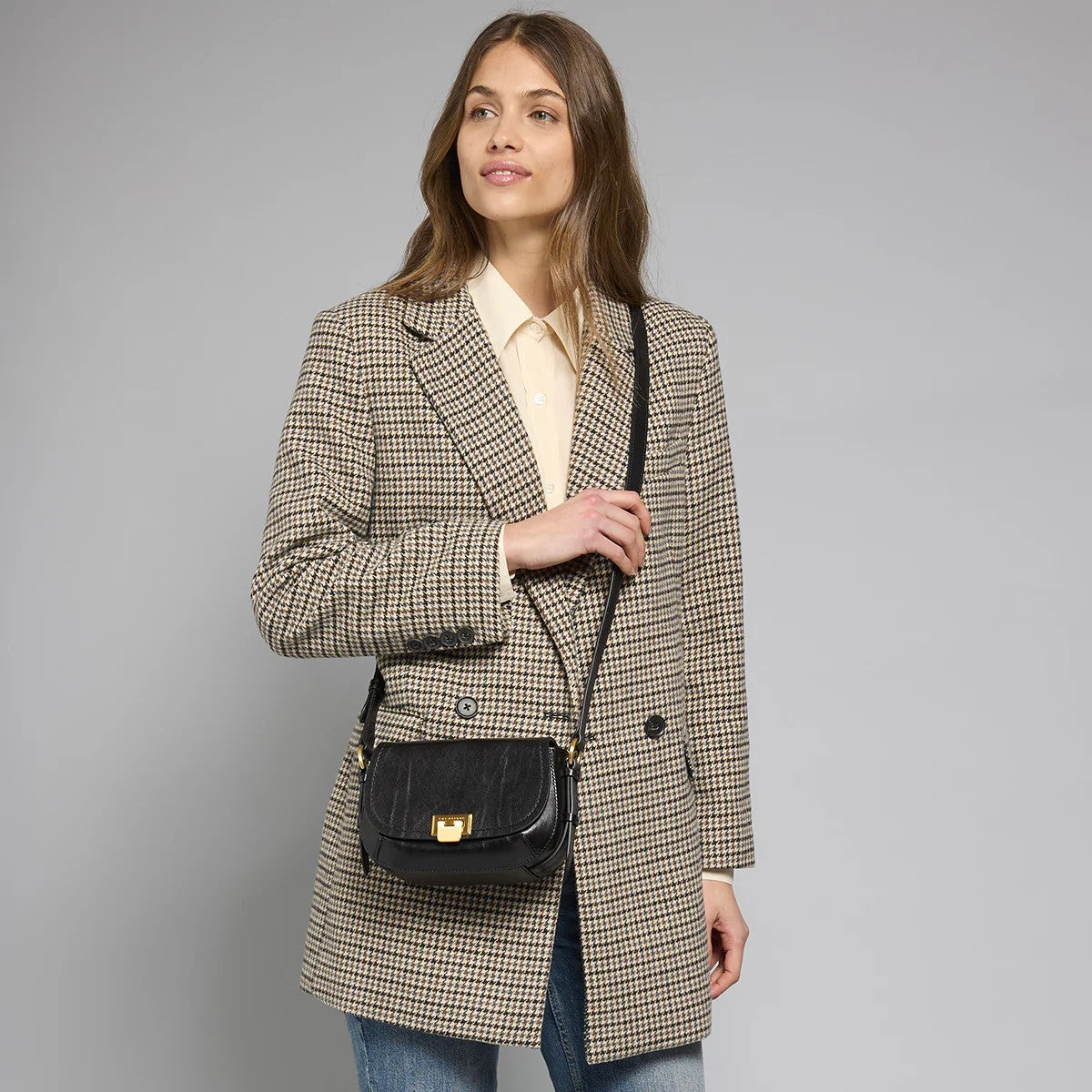 The Bridge borsa a tracolla in pelle "Federica" Nero 04210401.30