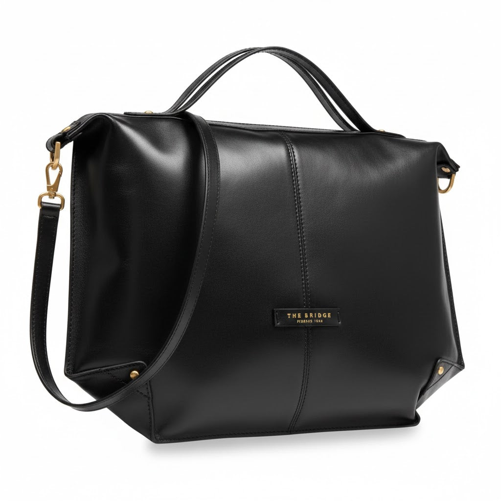 The Bridge borsa a mano in pelle "Icons" Nero 04291501.30