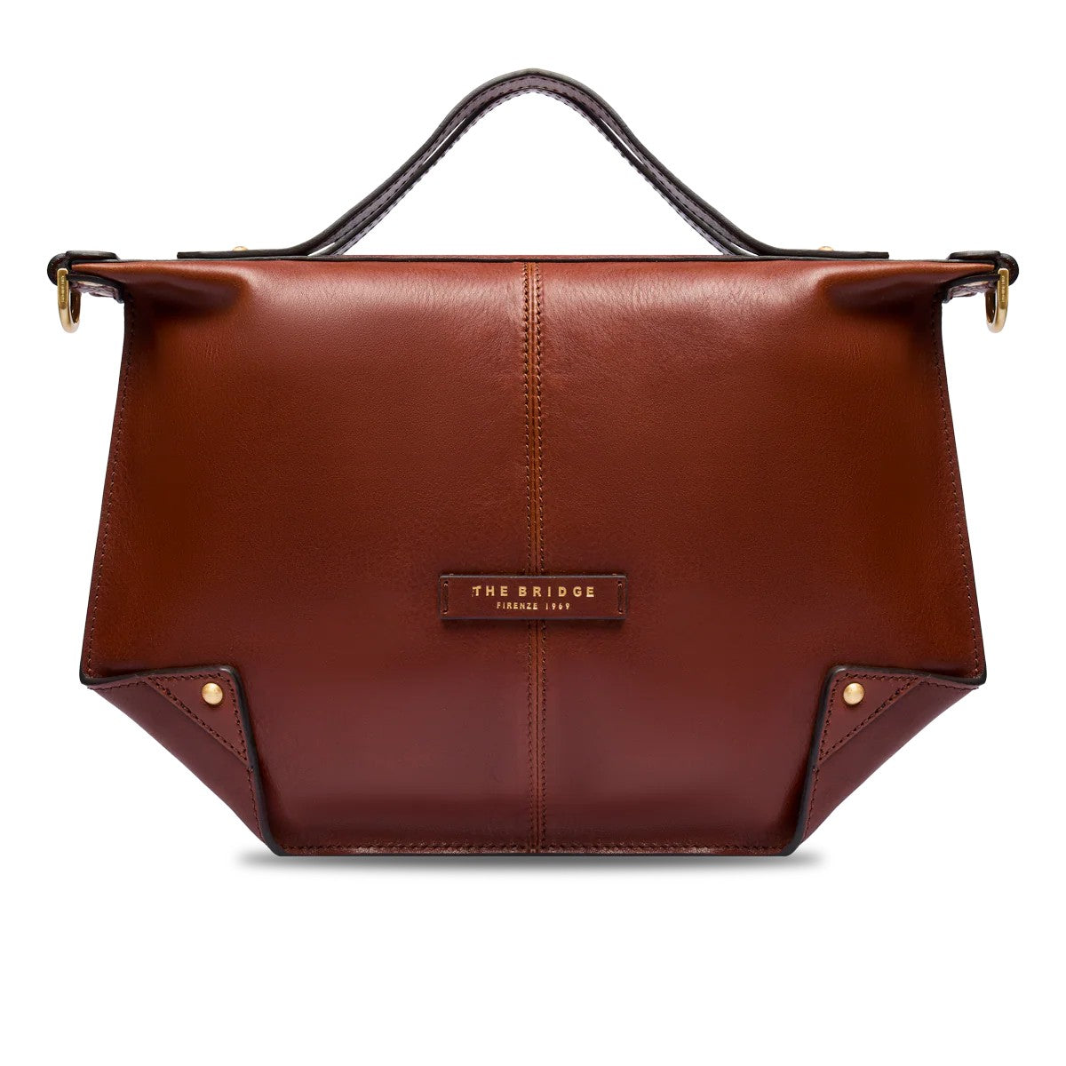 The Bridge borsa a mano in pelle "Icons" Marrone 043006D3.14