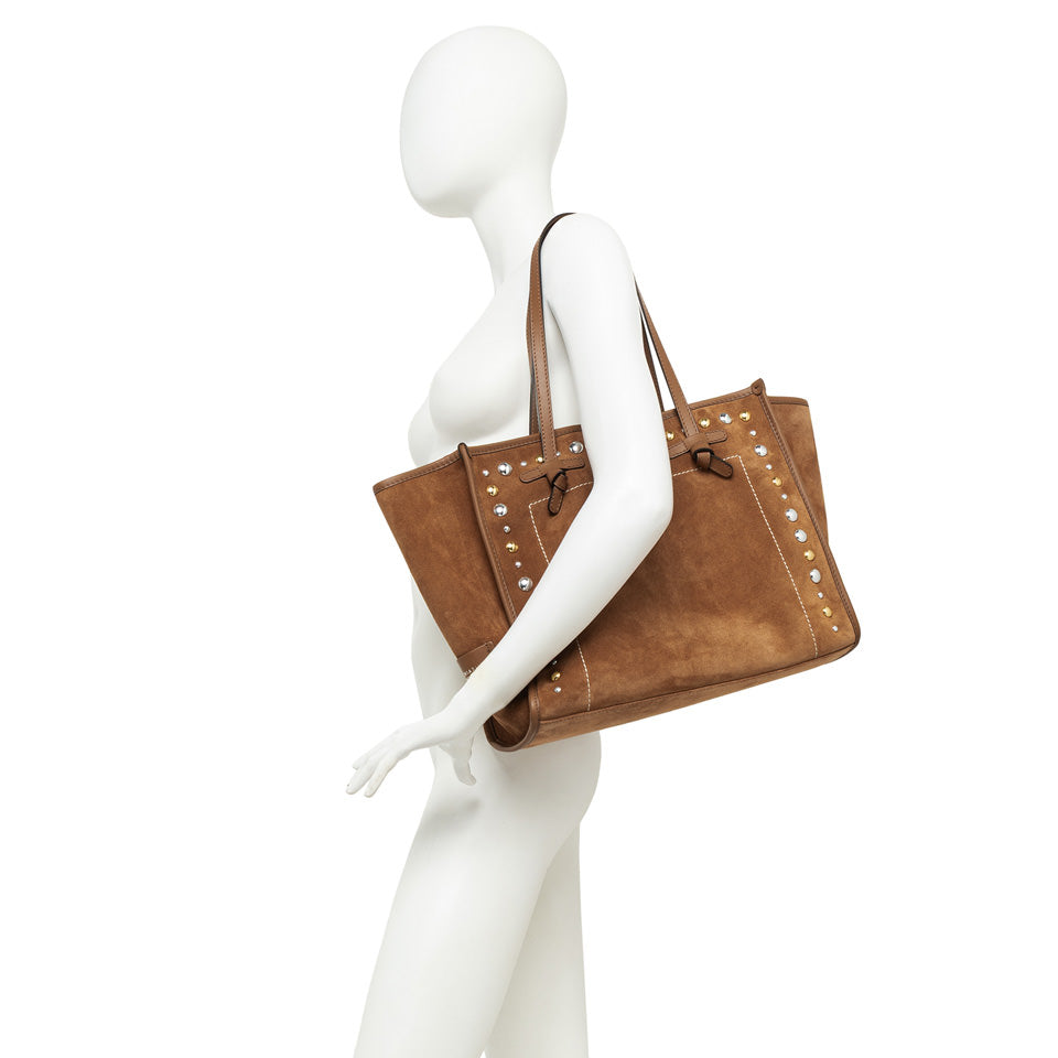 Gianni Chiarini borsa shopping in camoscio "Marcella" Cuoio BS12400 TNGR.1478 CARAMEL