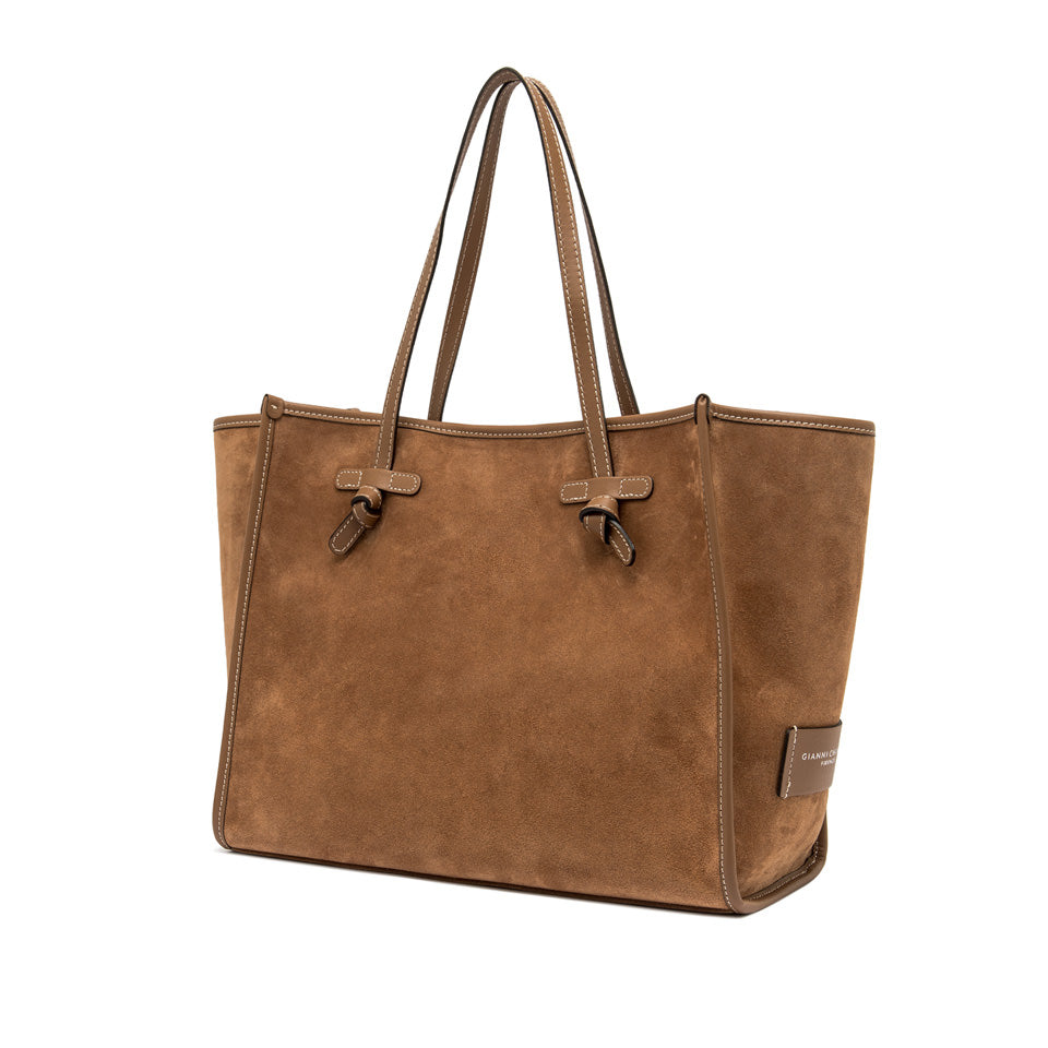 Gianni Chiarini borsa shopping in camoscio "Marcella" Cuoio BS8990CM-PL.1478 CARAMEL