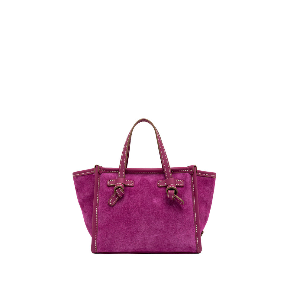 Gianni Chiarini borsa a mano in camoscio "Miss Marcella" Fucsia BS8065CM-PL.14364 DESERT FLOWE