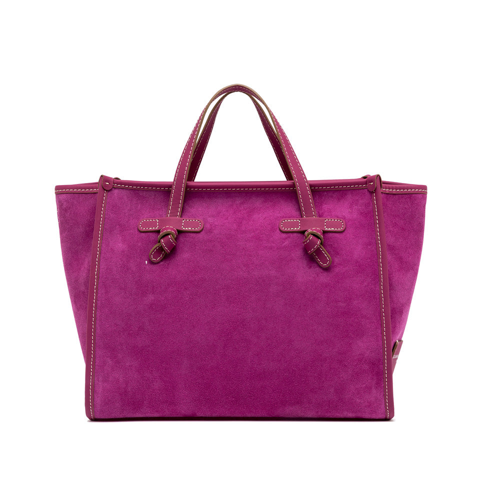 Gianni Chiarini borsa a mano in camoscio "Miss Marcella 32" Fucsia BS9762CM-PL.14364 DESERT FLOWE