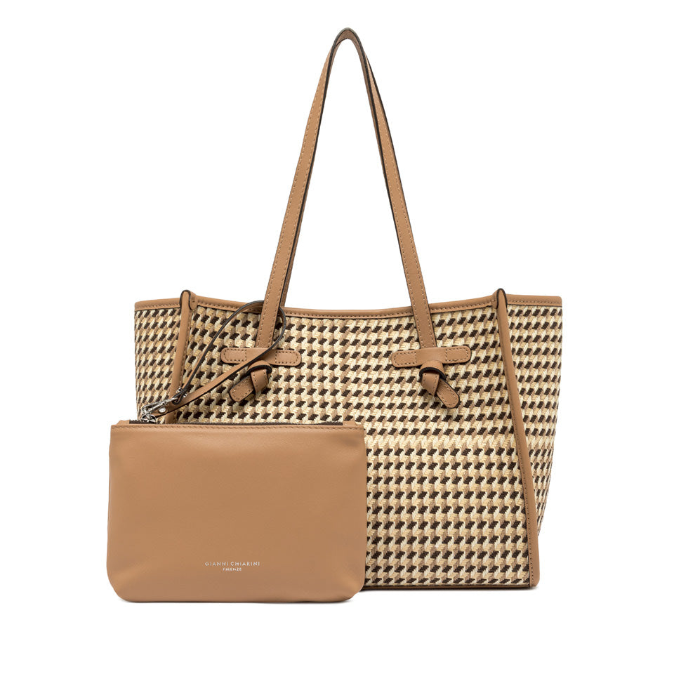 Gianni Chiarini borsa shopping in tessuto e pelle "Marcella" Multicolor BS6849COMM MSQ.14509 TESTA MOR
