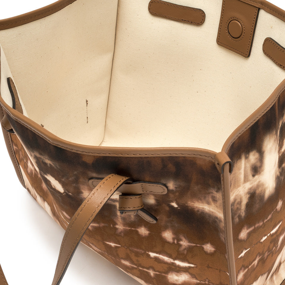 Gianni Chiarini borsa shopping in tessuto e pelle "Marcella" Multicolor BS6850COMM FEZ.11130 VAR CUOIO