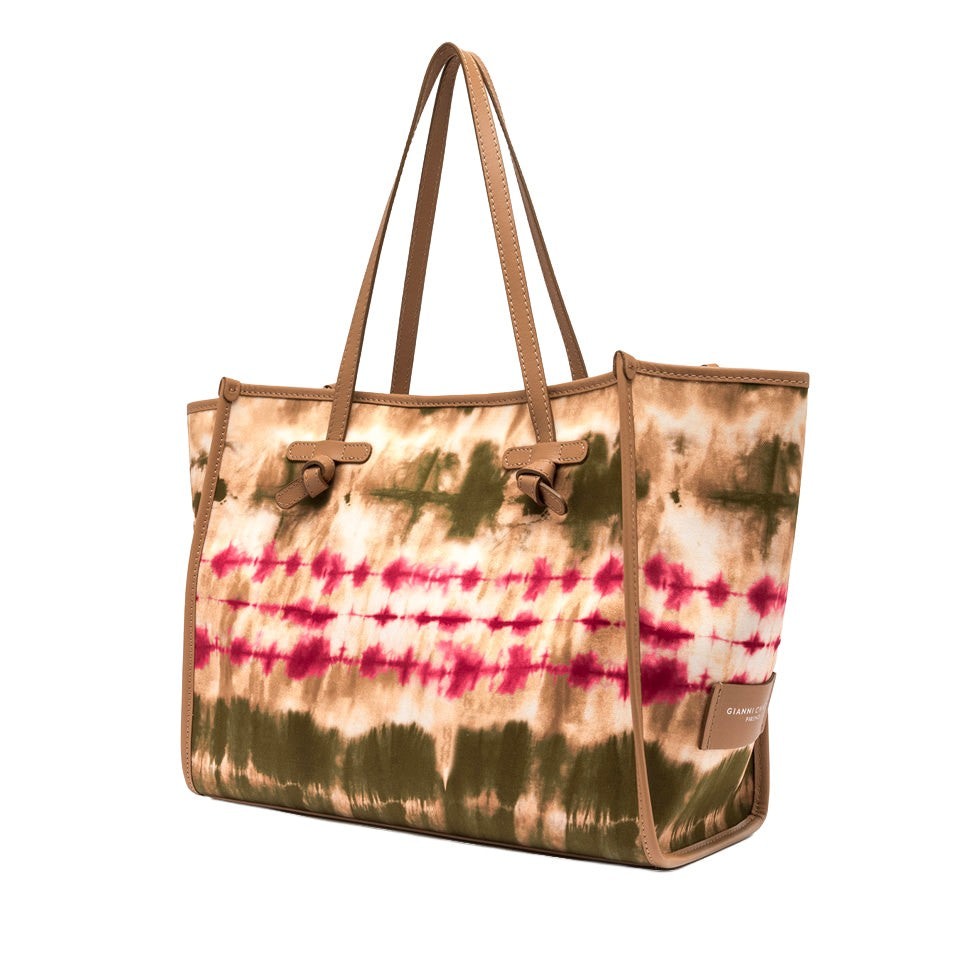 Gianni Chiarini borsa shopping in tessuto e pelle "Marcella" Multicolor BS6850COMM FEZ.14545 VAR CLAY