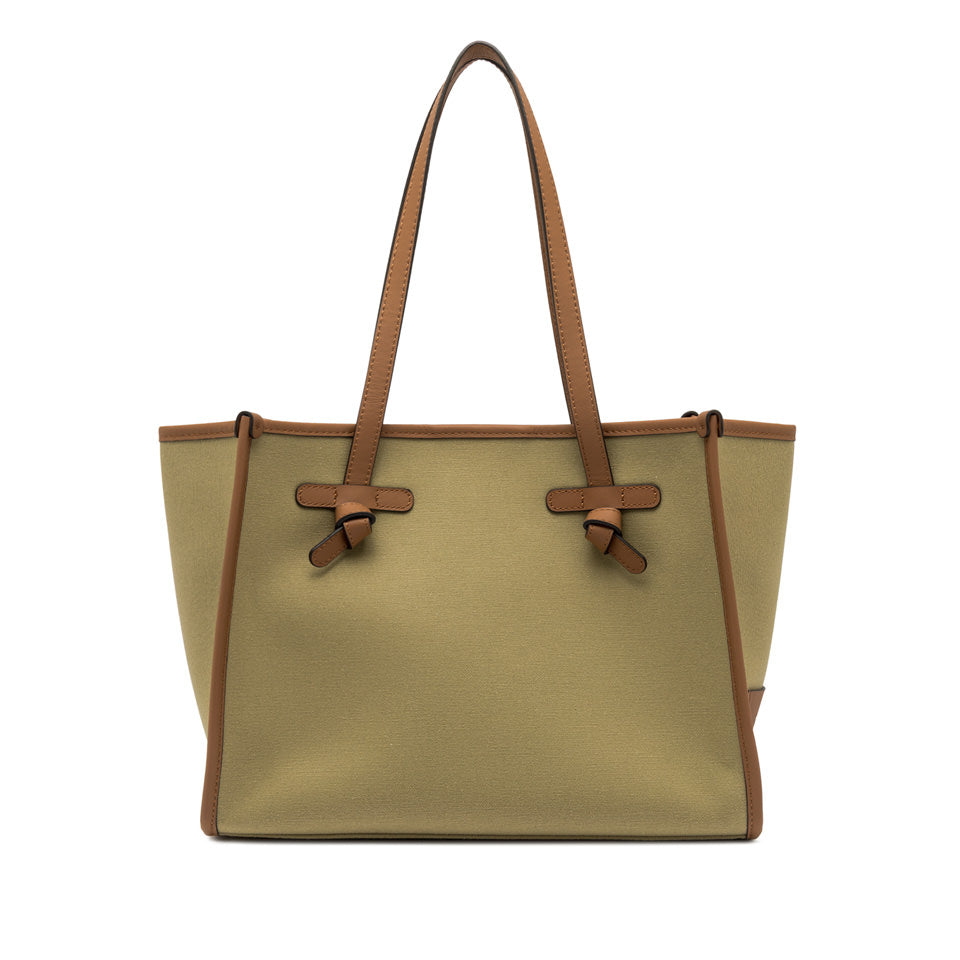 Gianni Chiarini borsa shopping in tessuto e pelle "Marcella" Verde BS6849COMM CNV-SE.14413 TAIGA