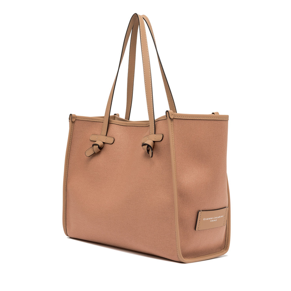 Gianni Chiarini borsa shopping in tessuto e pelle "Marcella" Rosa BS6850COMMCNV-SE.14414 BLUSH