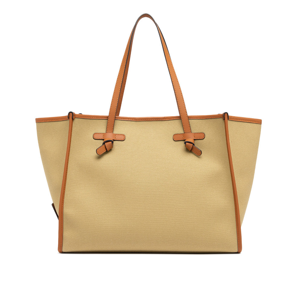 Gianni Chiarini borsa shopping in tessuto e pelle "Marcella" Beige BS6850COMMCNV-SE.14413 TAIGA
