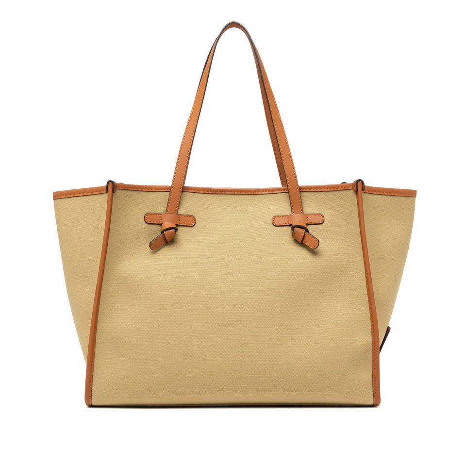 Gianni Chiarini borsa shopping in tessuto e pelle "Marcella" Beige BS6850COMMCNV-SE.14413 TAIGA