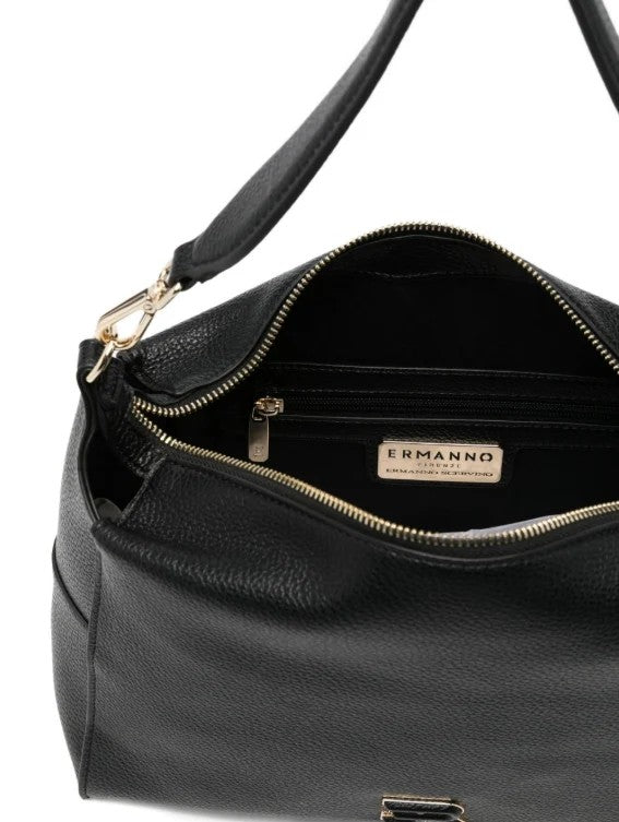 Ermanno Firenze borsa a spalla in ecopelle "Victoria" Nero 12402120.BLACK