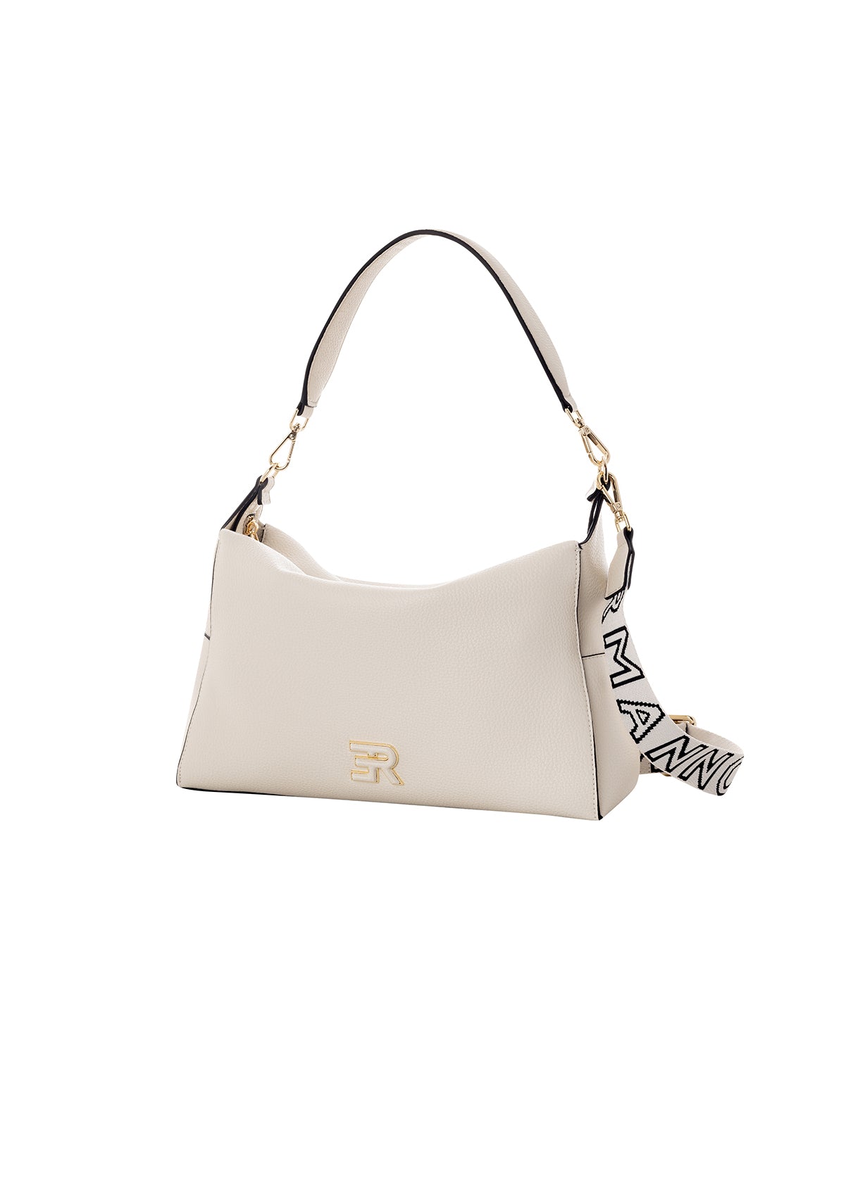 Ermanno Firenze borsa a spalla in ecopelle "Victoria" Avorio 12402120.IVORY