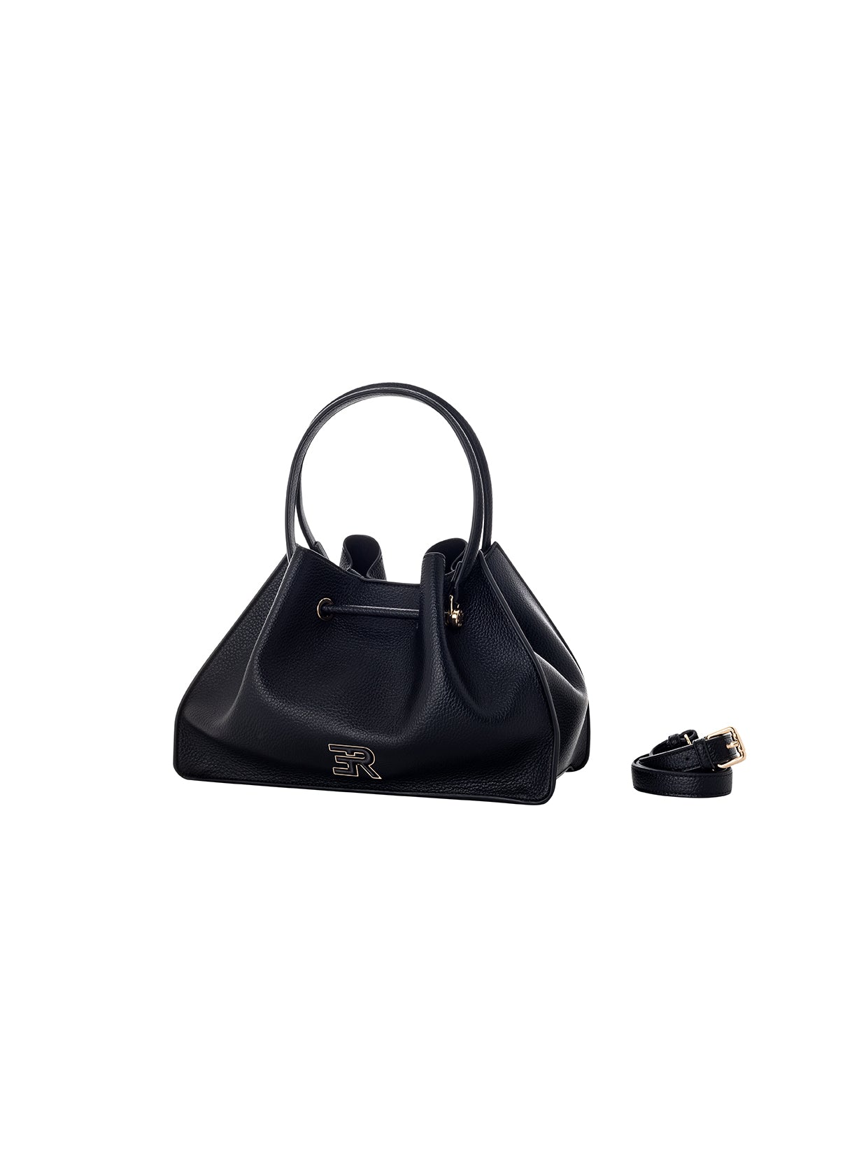 Ermanno Firenze borsa a mano in ecopelle "Anora" Nero 12402133.BLACK