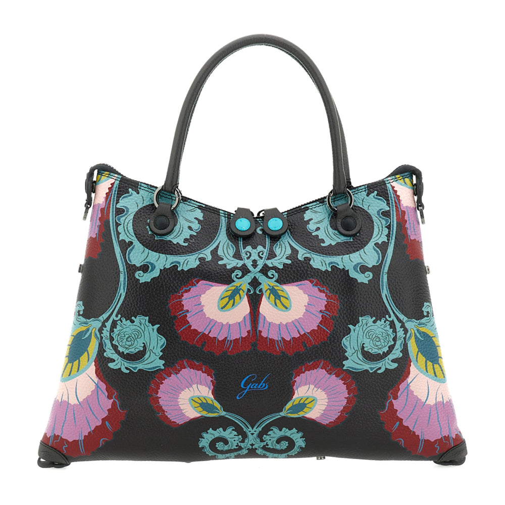 Gabs borsa shopping in pelle "Thamara Plus TG M" Multicolor 193T2/3017.0789 LAVA PEONIA