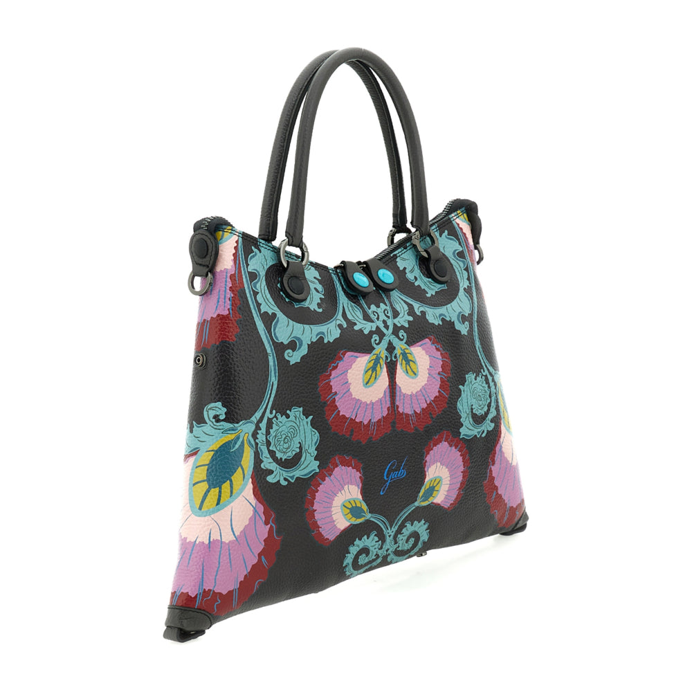 Gabs borsa shopping in pelle "Thamara Plus TG M" Multicolor 193T2/3017.0789 LAVA PEONIA