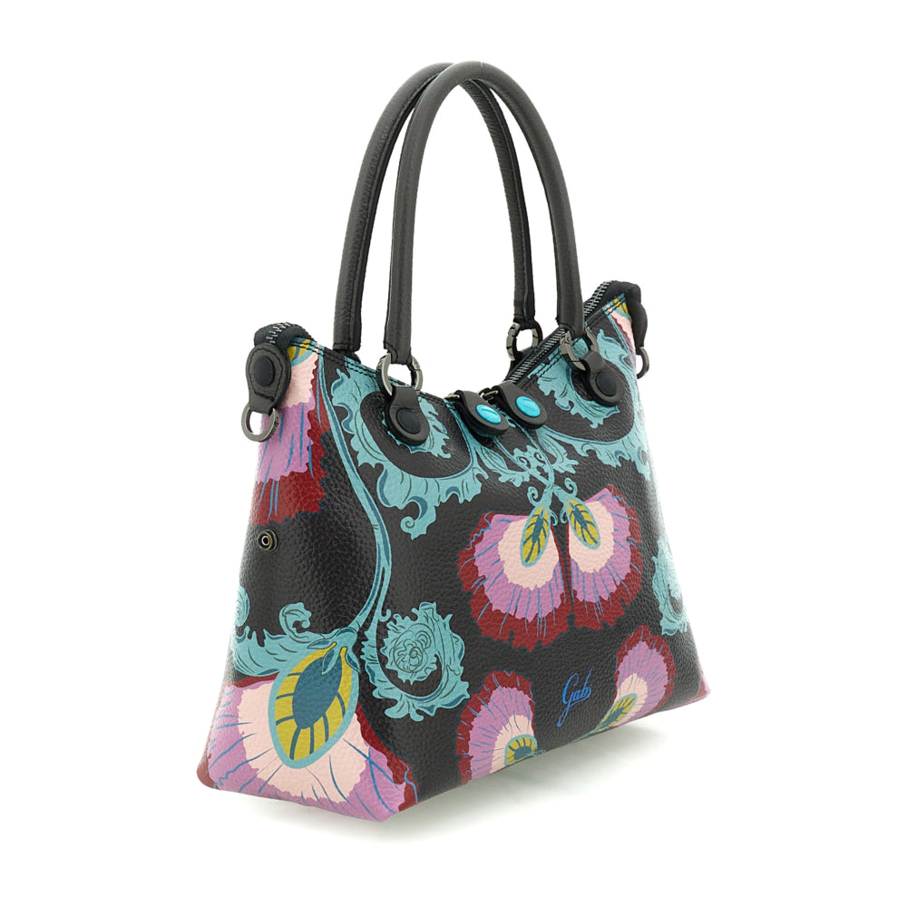 Gabs borsa shopping in pelle "Thamara Plus TG M" Multicolor 193T2/3017.0789 LAVA PEONIA