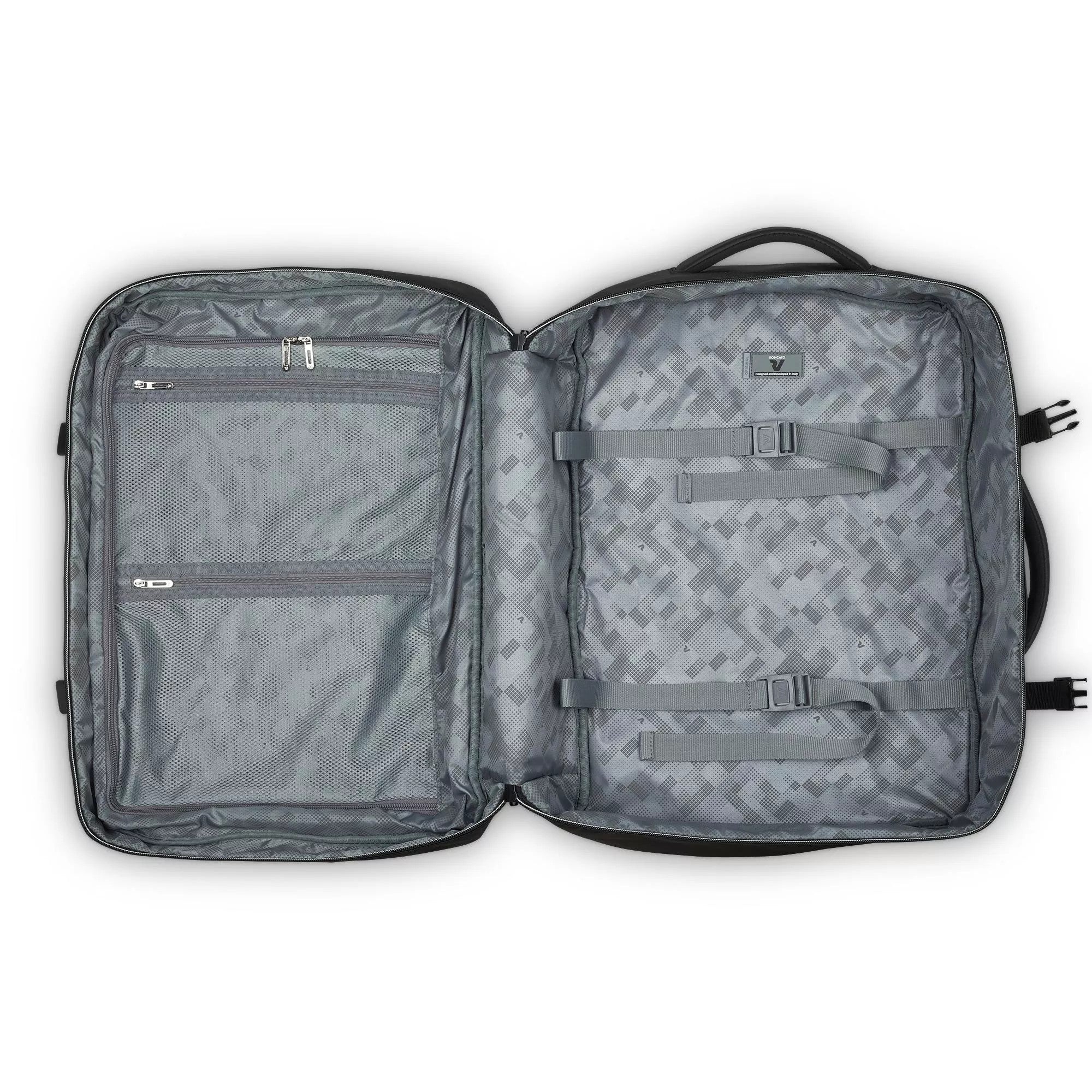 Roncato zaino cabina in tessuto "Wanderline" Nero 414740.01