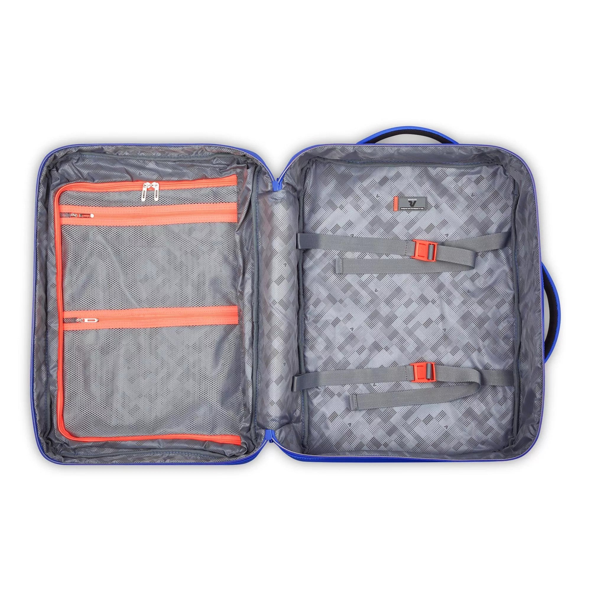 Roncato zaino cabina in tessuto "Wanderline" Blu elettrico 414740.2929 ULTRAVIOLET