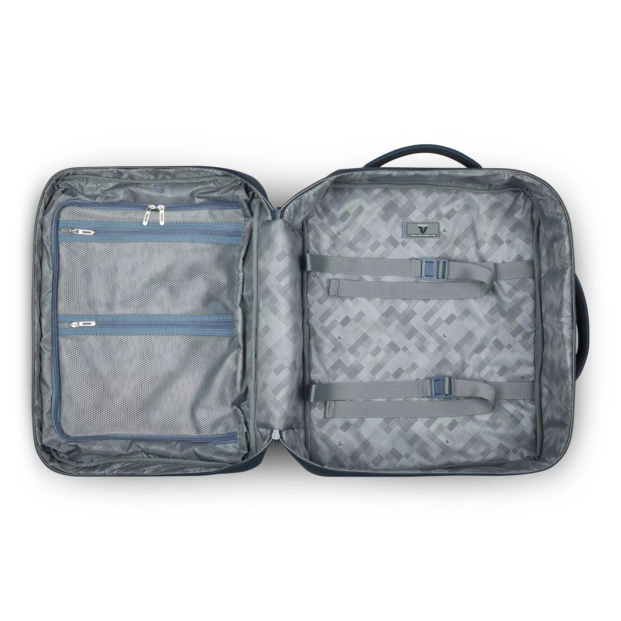 Roncato zaino cabina in tessuto "Wanderline" Blu 414741.23 NOTTE