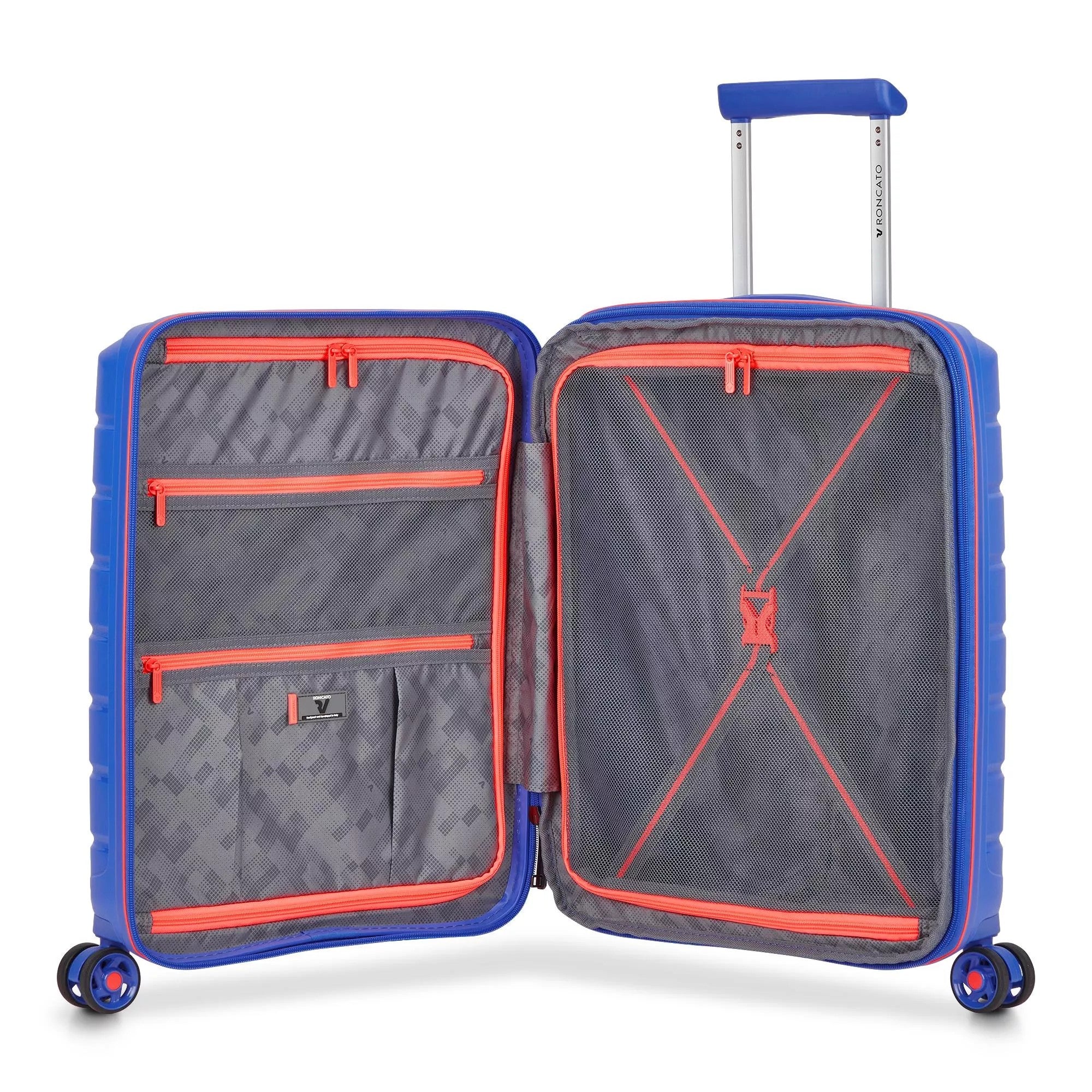 Roncato trolley cabina in polipropilene "B-Flying" Blu elettrico 418183.2929 ULTRAVIOLET