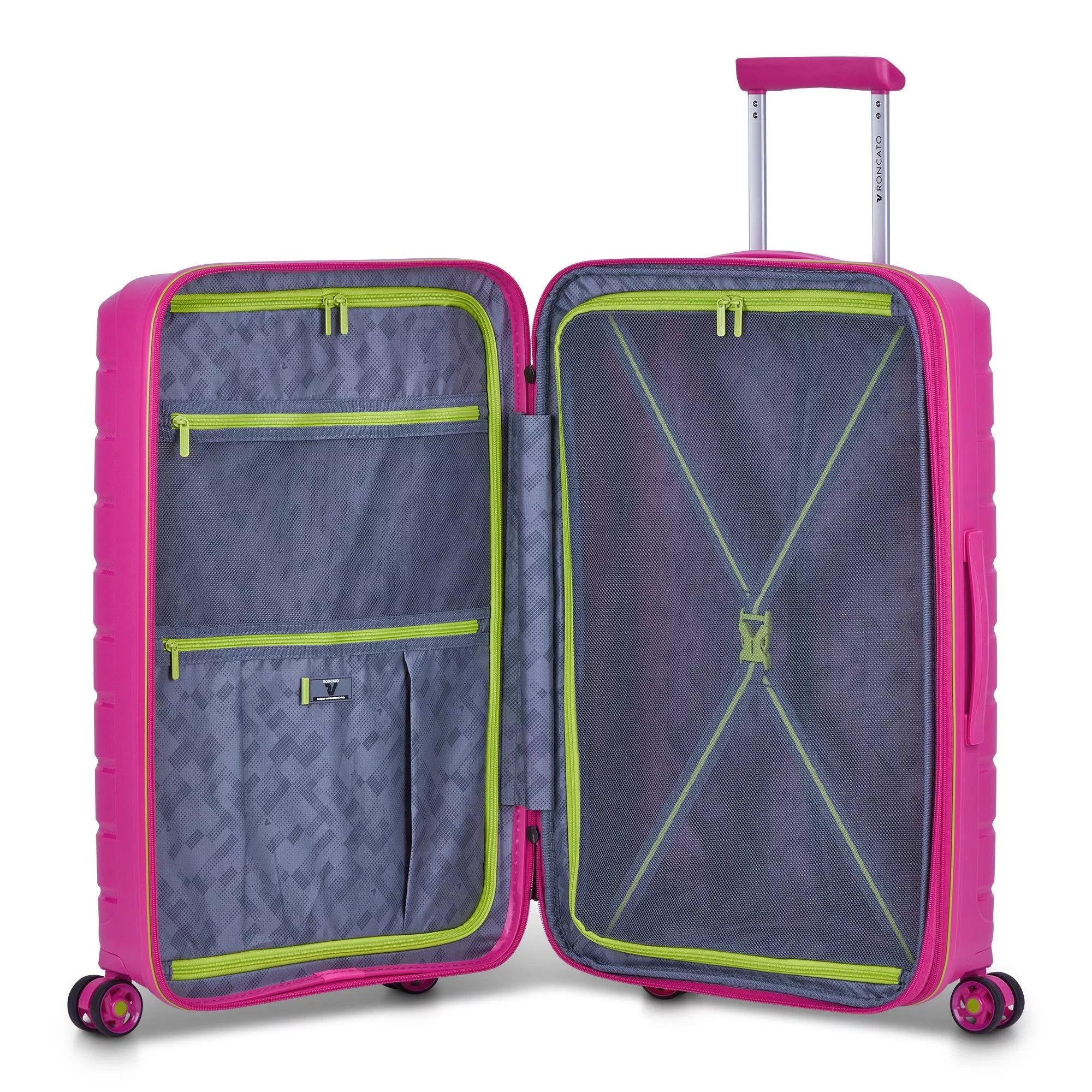 Roncato trolley medio in polipropilene "B-Flying" Fucsia 418182.49