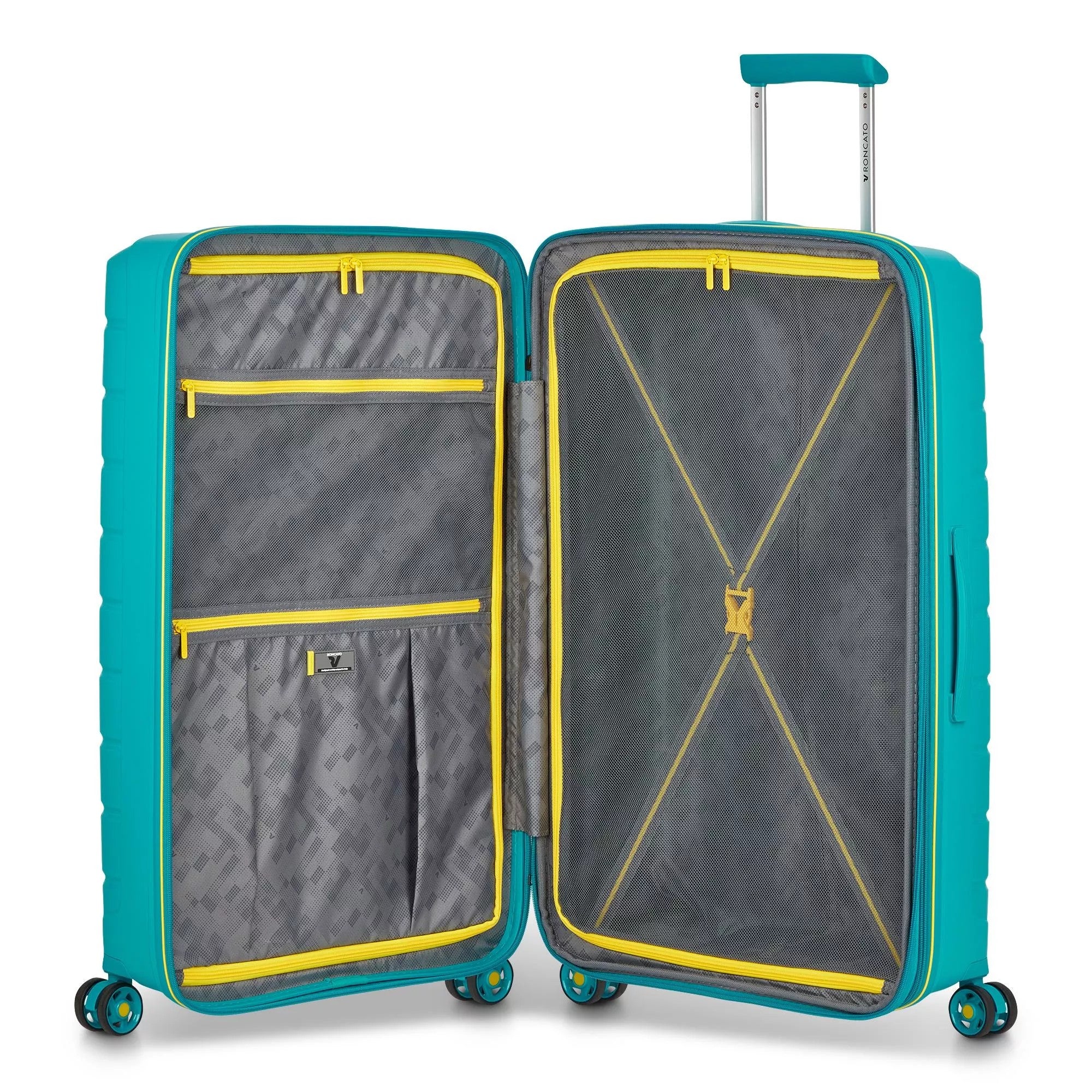 Roncato trolley grande in polipropilene "B-Flying" Verde acqua 418181.68 TURCHESE