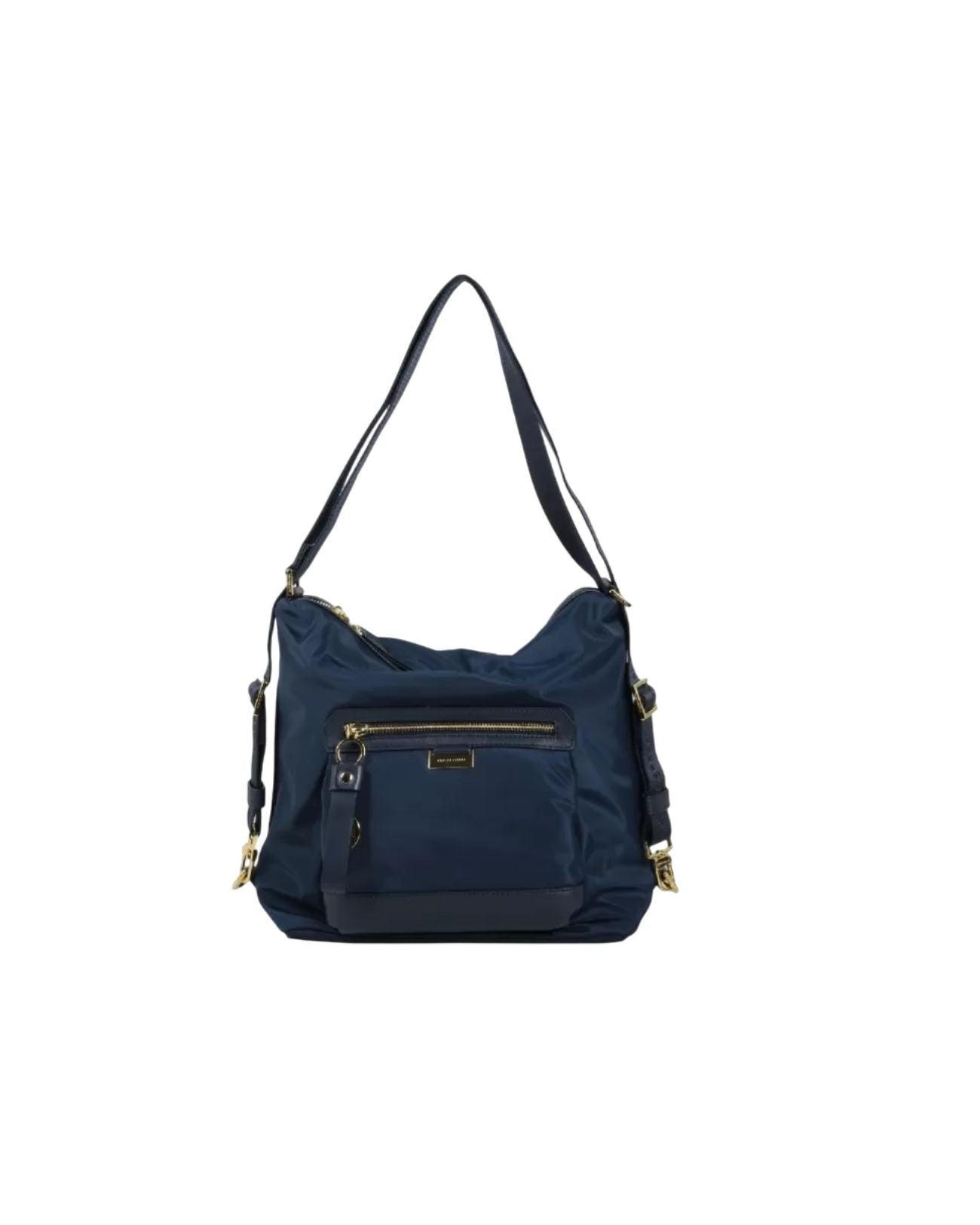 Nannini borsa zaino in tessuto "Liberty" Blu 18076.NAVY