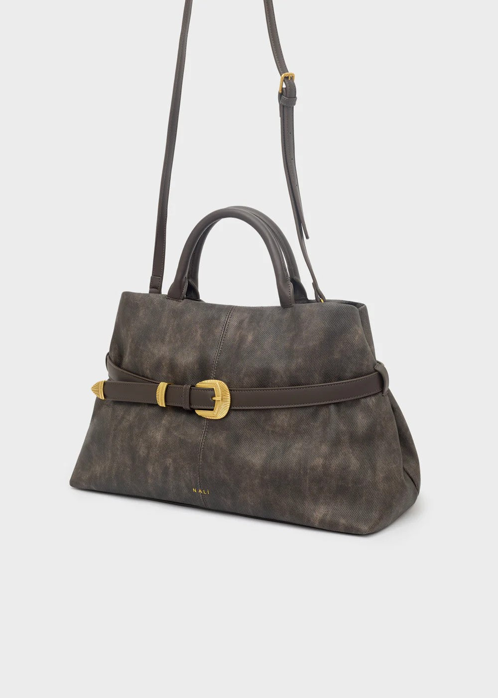 Nalì borsa a mano in ecopelle "Melissa" Marrone ARBS0035.CAFFE'