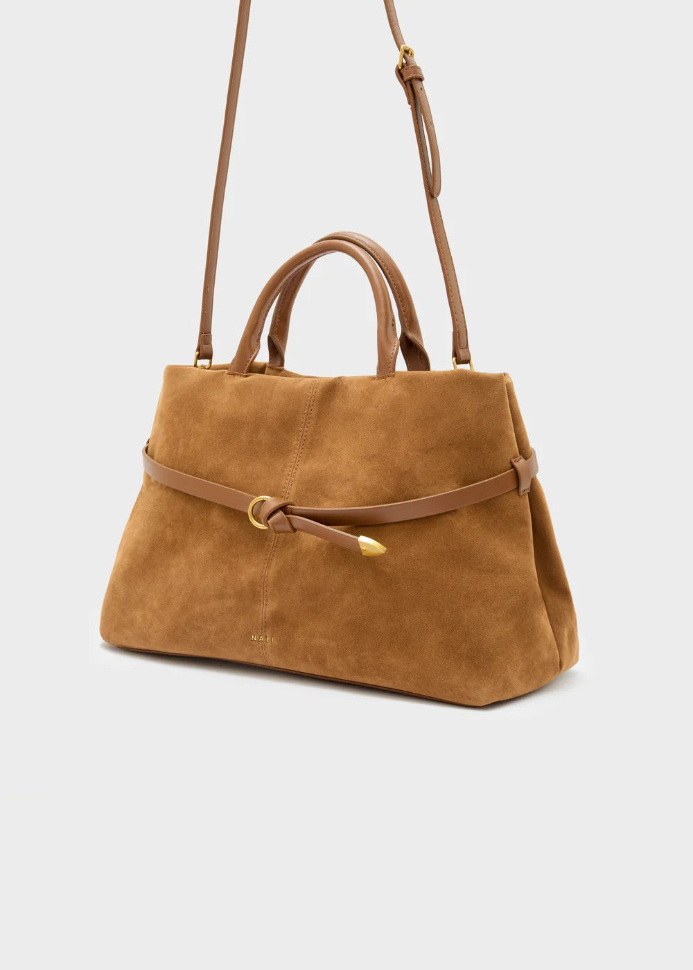 Nalì borsa a mano in ecopelle "New Melissa" Cuoio ARBS0043.NOCCIOLA