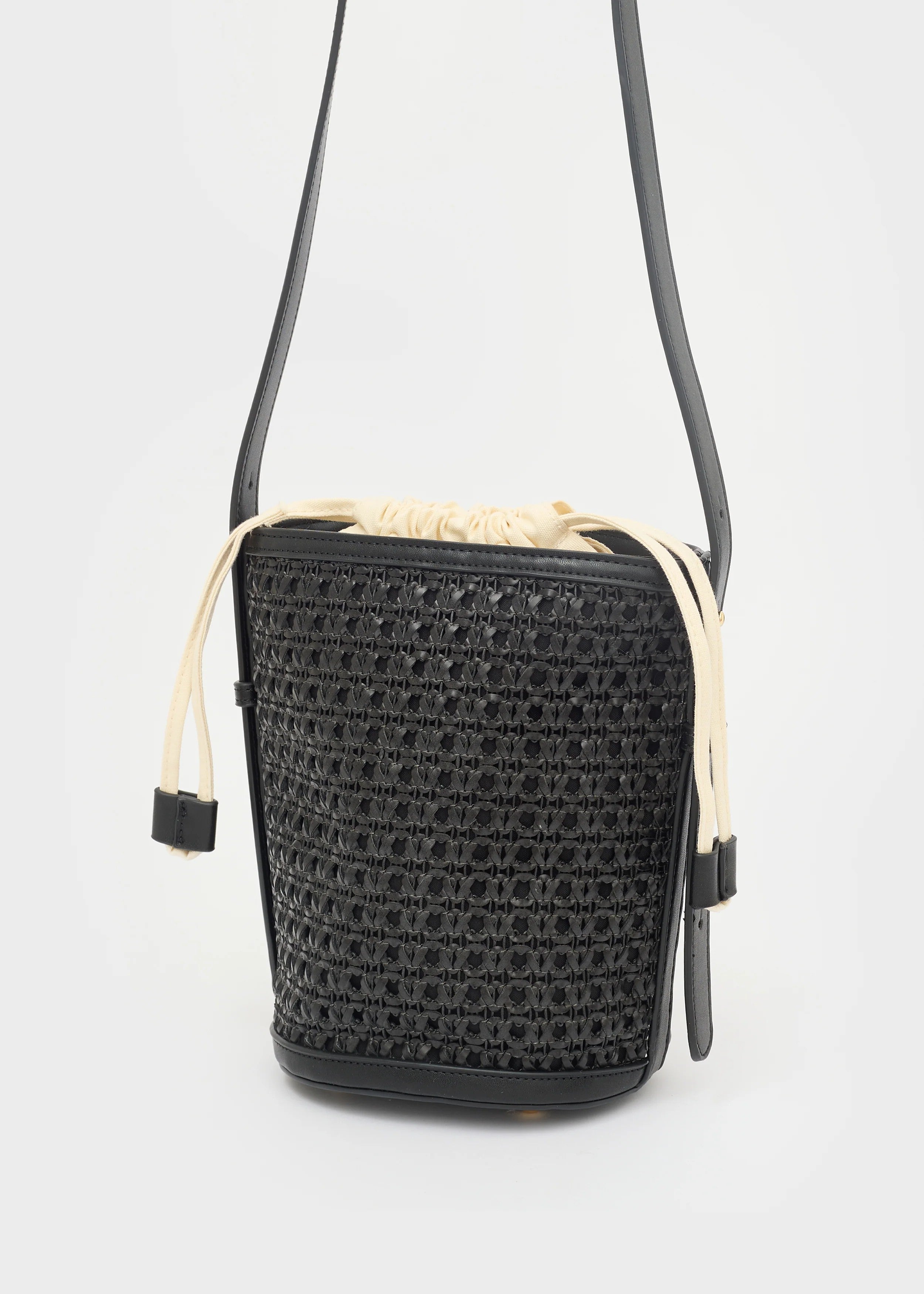 Nalì borsa secchiello in ecopelle "Bilbao" Nero GMBS0026.NERO