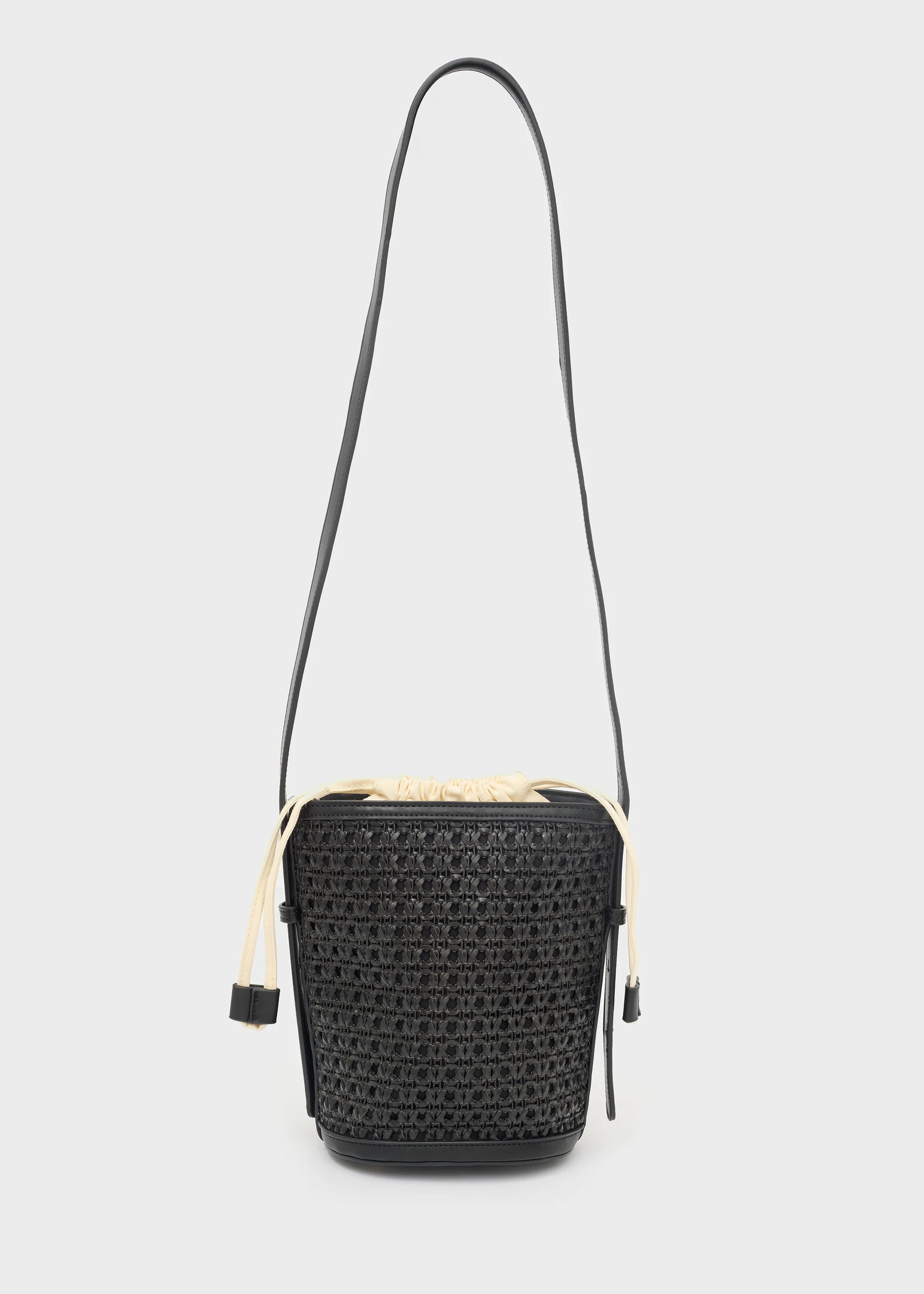 Nalì borsa secchiello in ecopelle "Bilbao" Nero GMBS0026.NERO