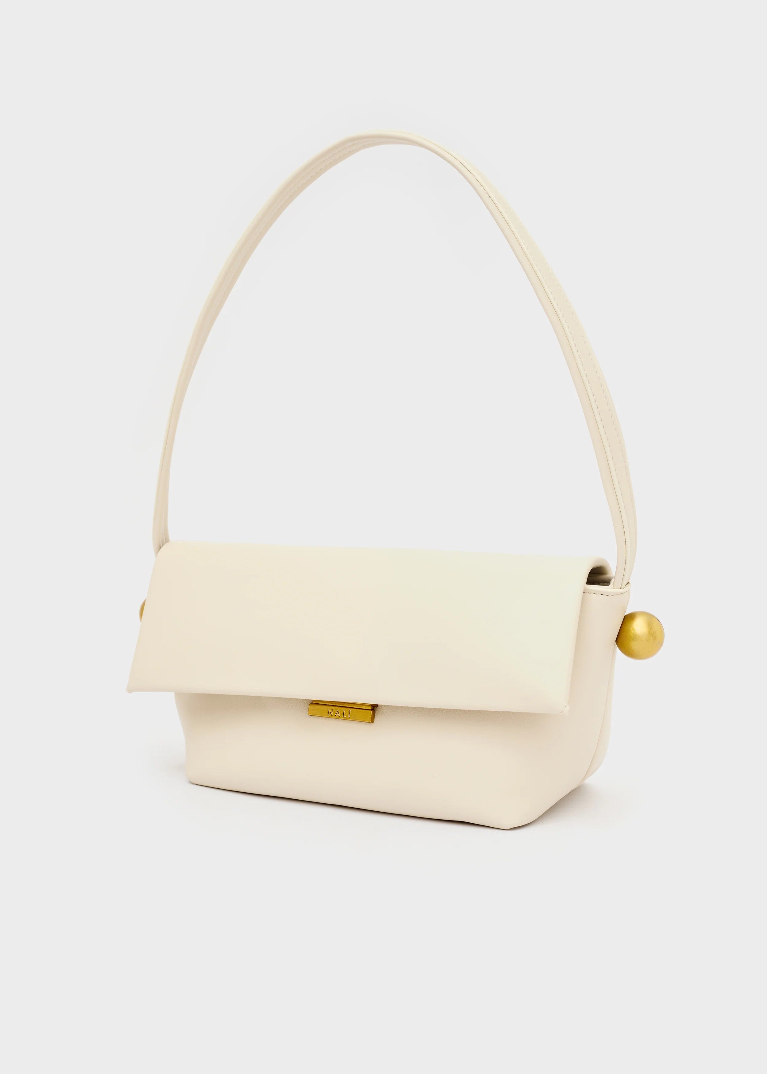 Nalì borsa a spalla in ecopelle "Toledo" Bianco GMBS0031.BIANCO