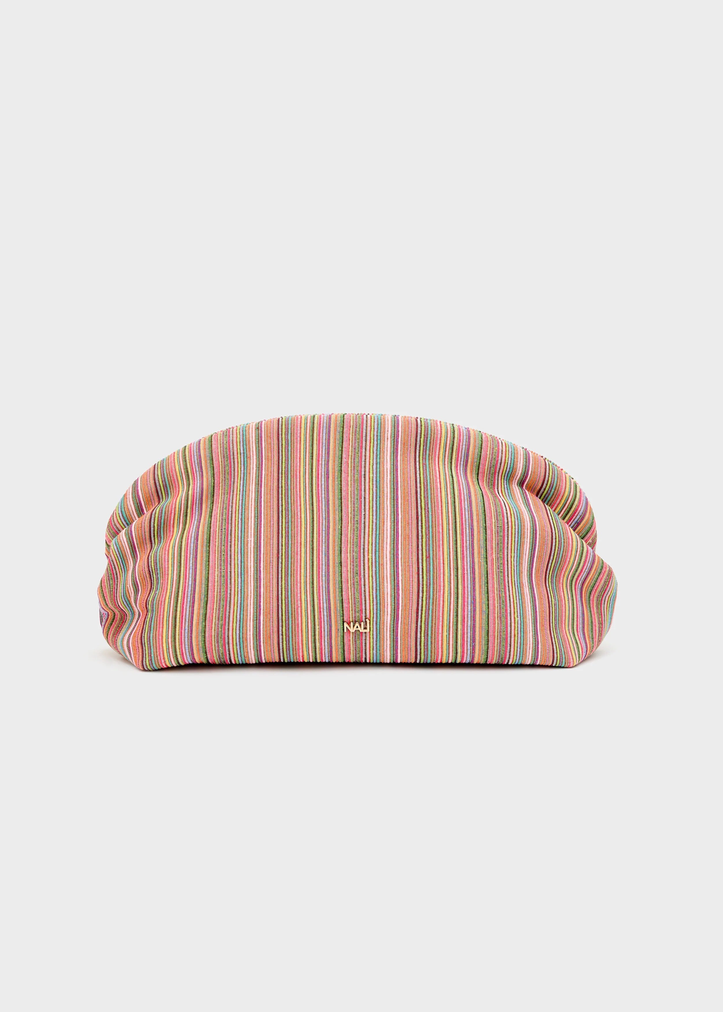 Nalì borsa a mano in tessuto"Malaga" Multicolor GMBS0036.ROSA