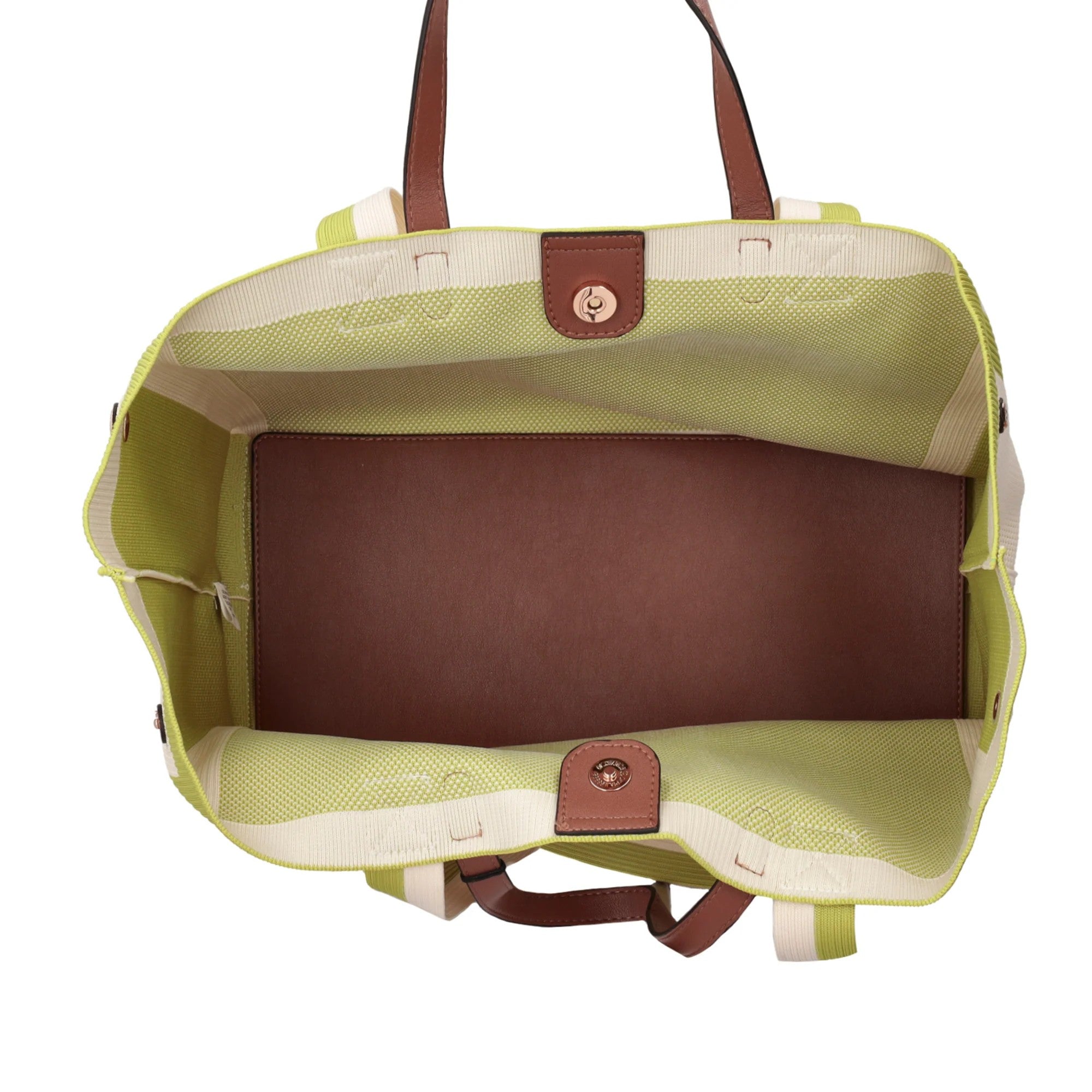 Le Pandorine borsa shopping in tessuto"Charlie" Giallo PS2636B43.GIALLO