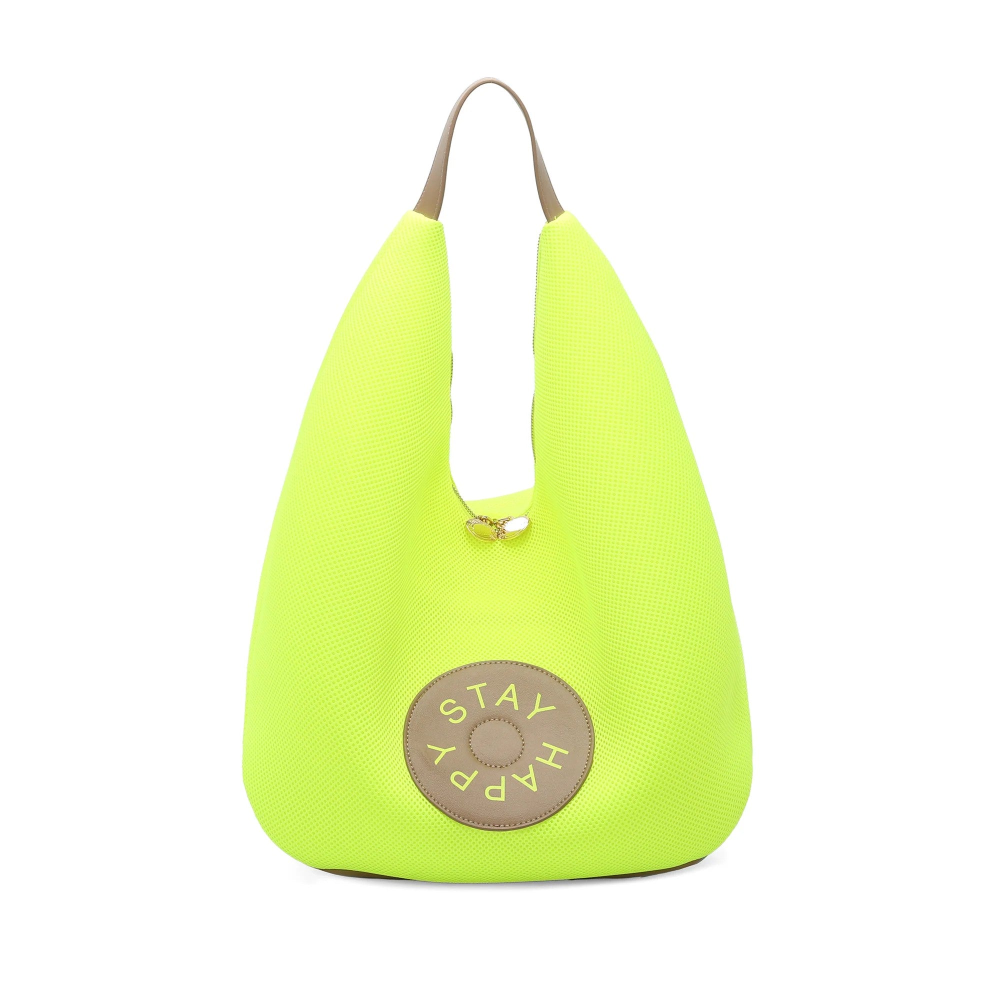 Le Pandorine borsa a spalla in tessuto "Susanna" Giallo PS2618B17.LIME