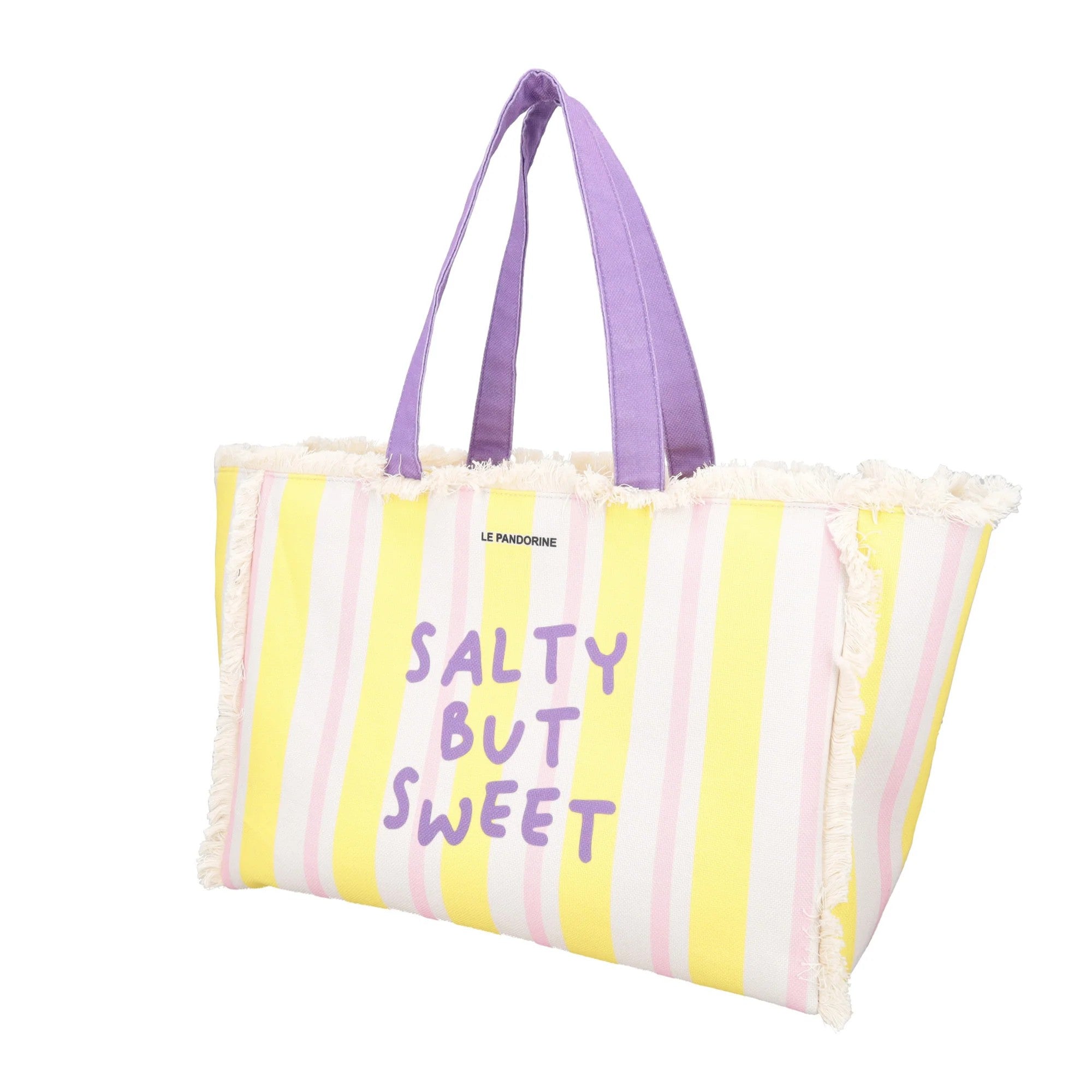 Le Pandorine borsa mare in tessuto "Marina" Multicolor PS2635B80.GIALLO