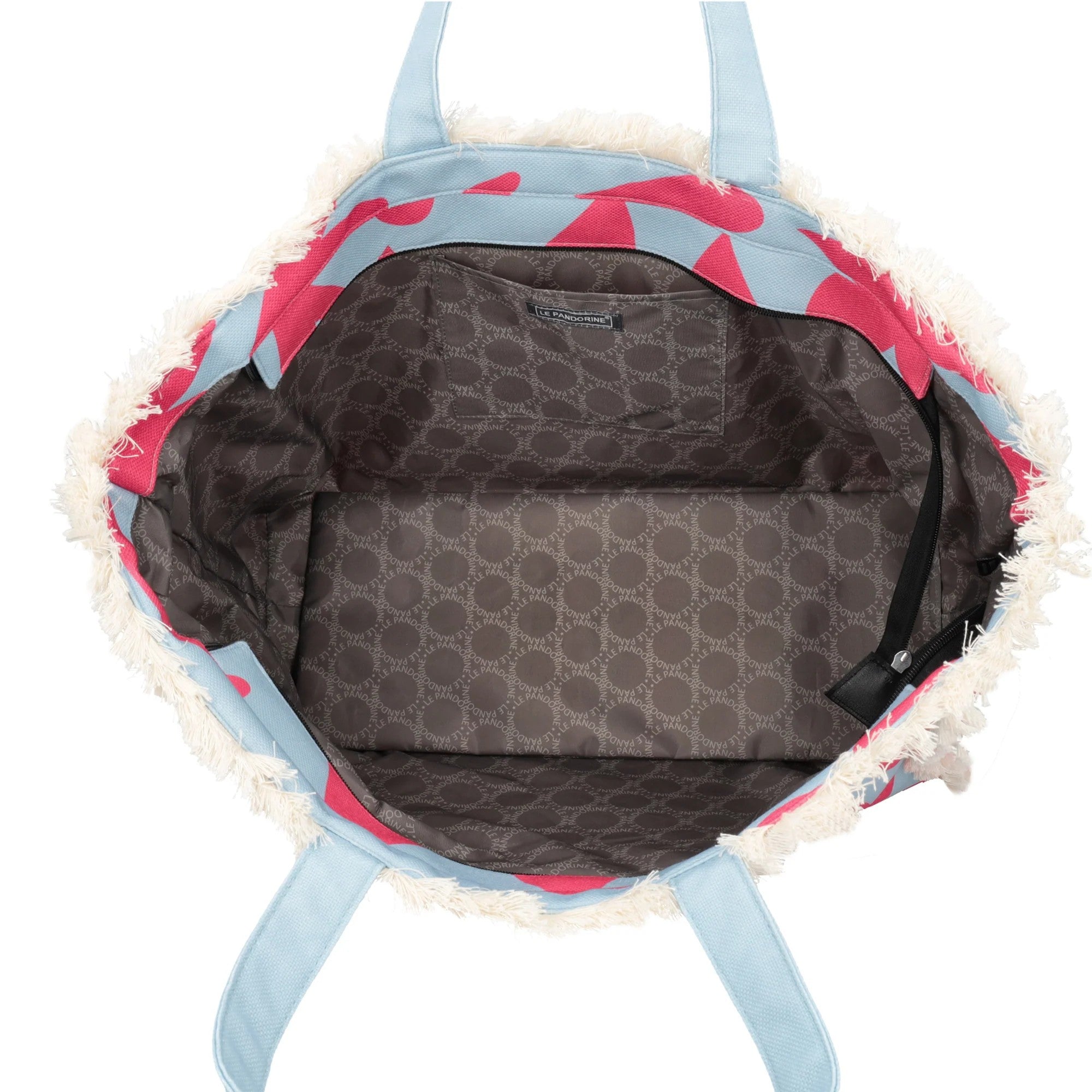 Le Pandorine borsa mare in tessuto "Marina" Multicolor PS2635B80.FUCSIA