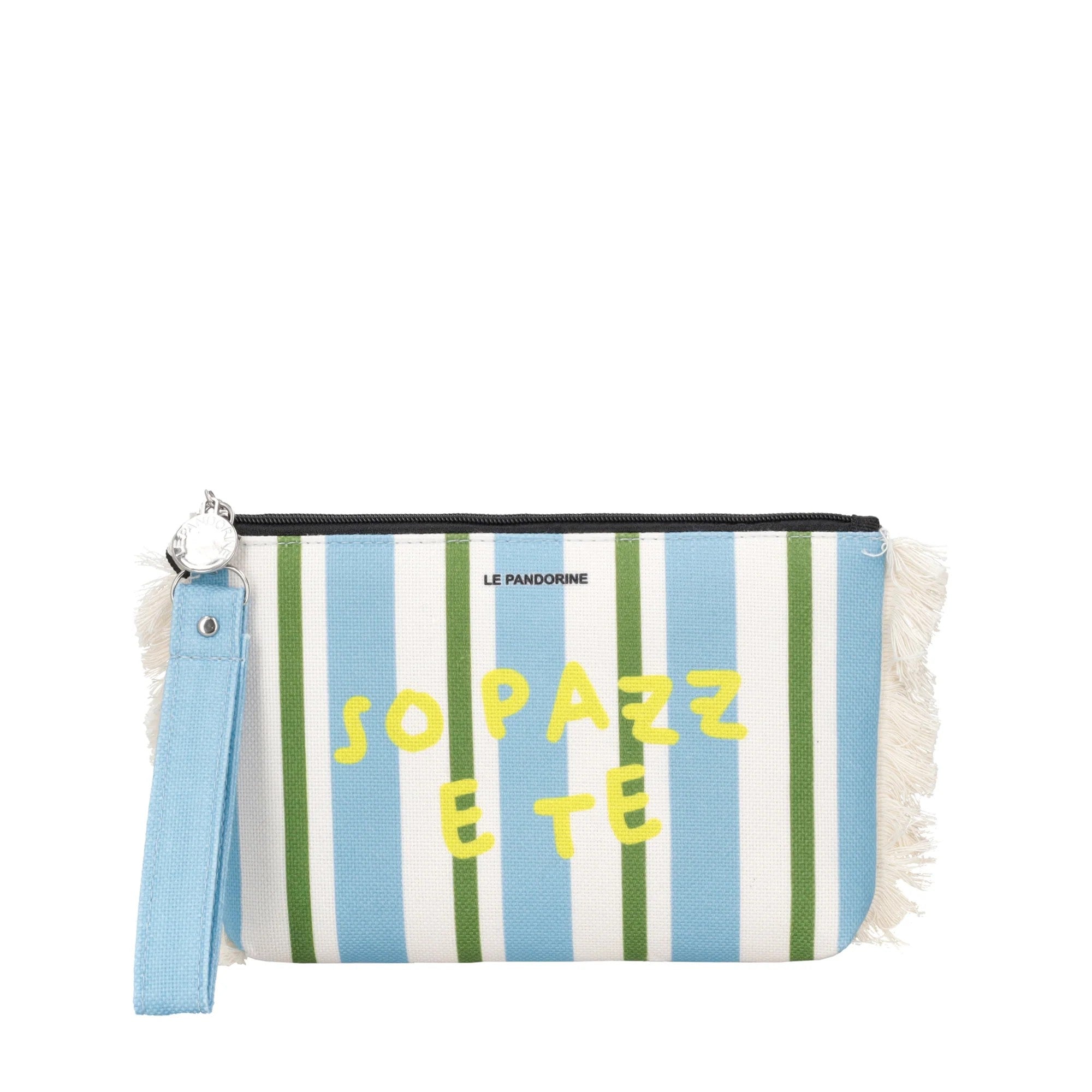 Le Pandorine pochette in tessuto "Marina" Multicolor PS2635B81.AZZURRO