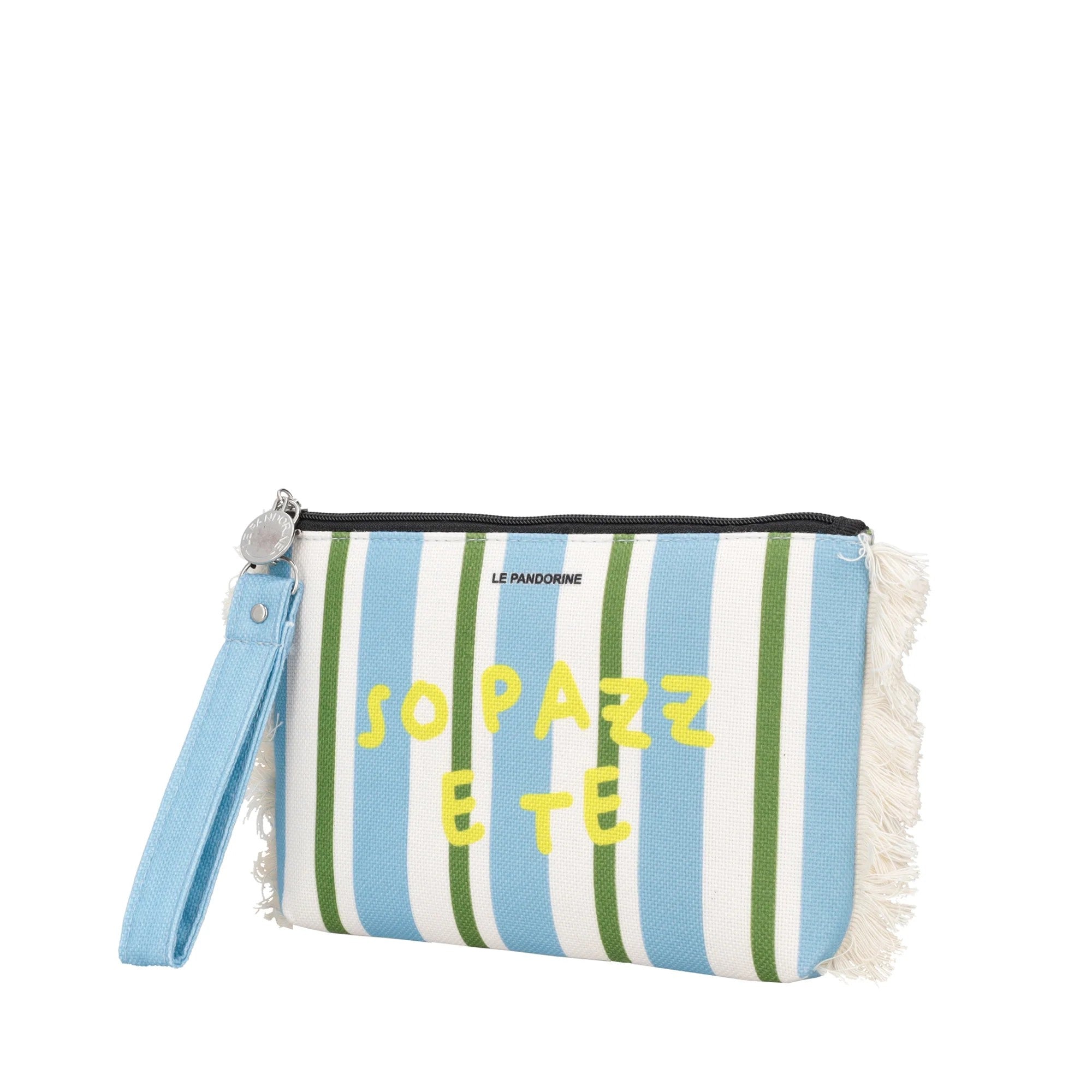 Le Pandorine pochette in tessuto "Marina" Multicolor PS2635B81.AZZURRO