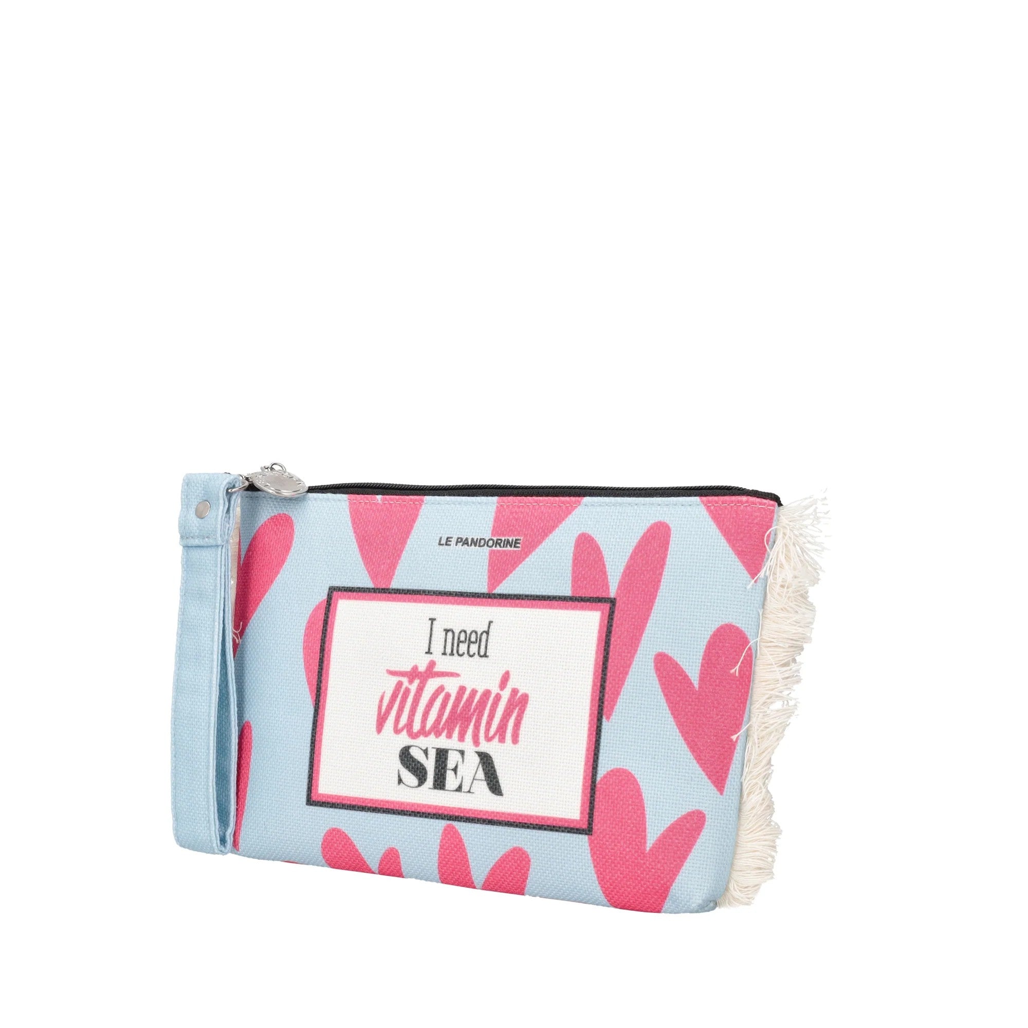 Le Pandorine pochette in tessuto "Marina" Multicolor PS2635B81.FUCSIA