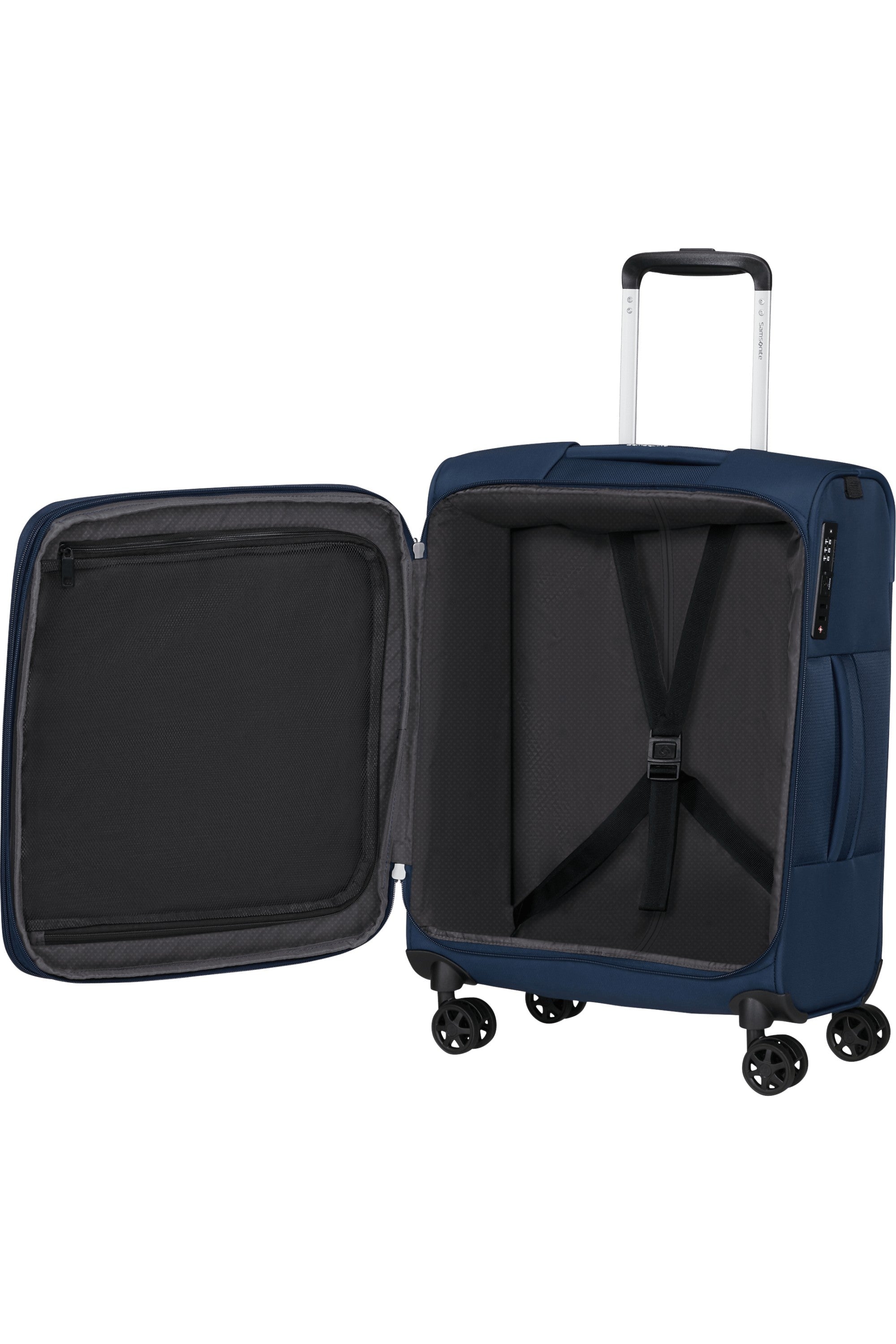 Samsonite trolley cabina in tessuto "Gotwist" Blu 159919.1598 NAVY BLUE