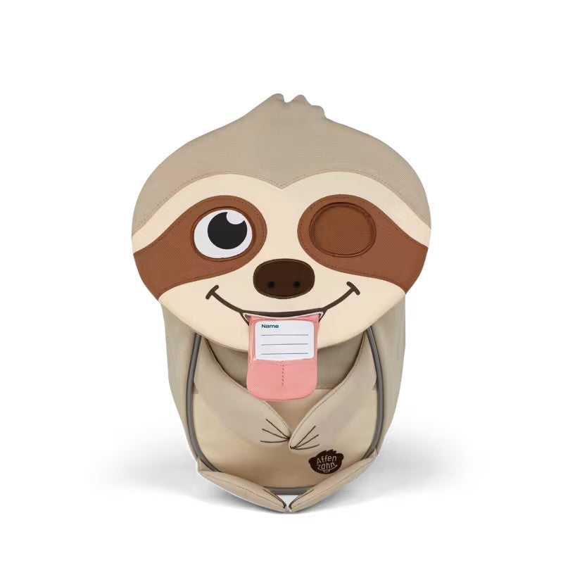 AFFENZAHN zainetto kids in tessuto Beige PICCOLO AMICO.BRADIPO