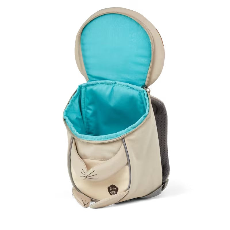AFFENZAHN zainetto kids in tessuto Beige PICCOLO AMICO.BRADIPO